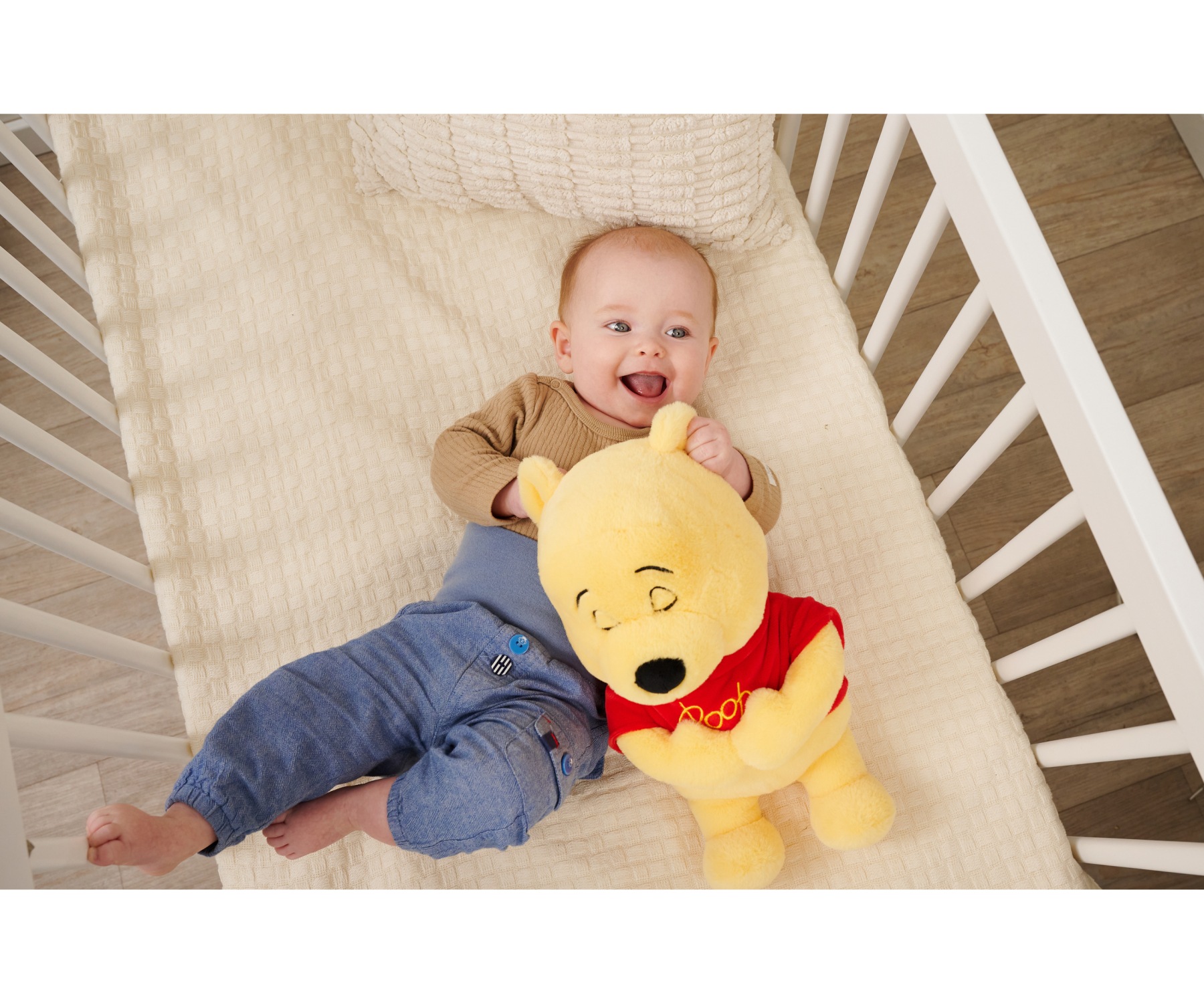 SIMBA Plüschfigur »Disney Sleeping Winnie Pooh, 31 cm« Einschlafhilfe mit Licht und Sound