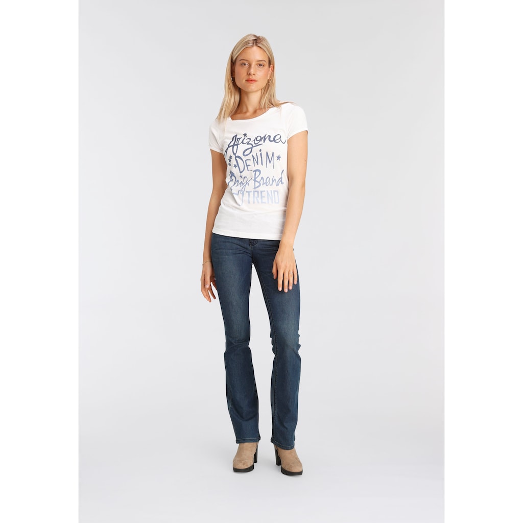 Arizona Bootcut-Jeans »Shaping«, Mid Waist