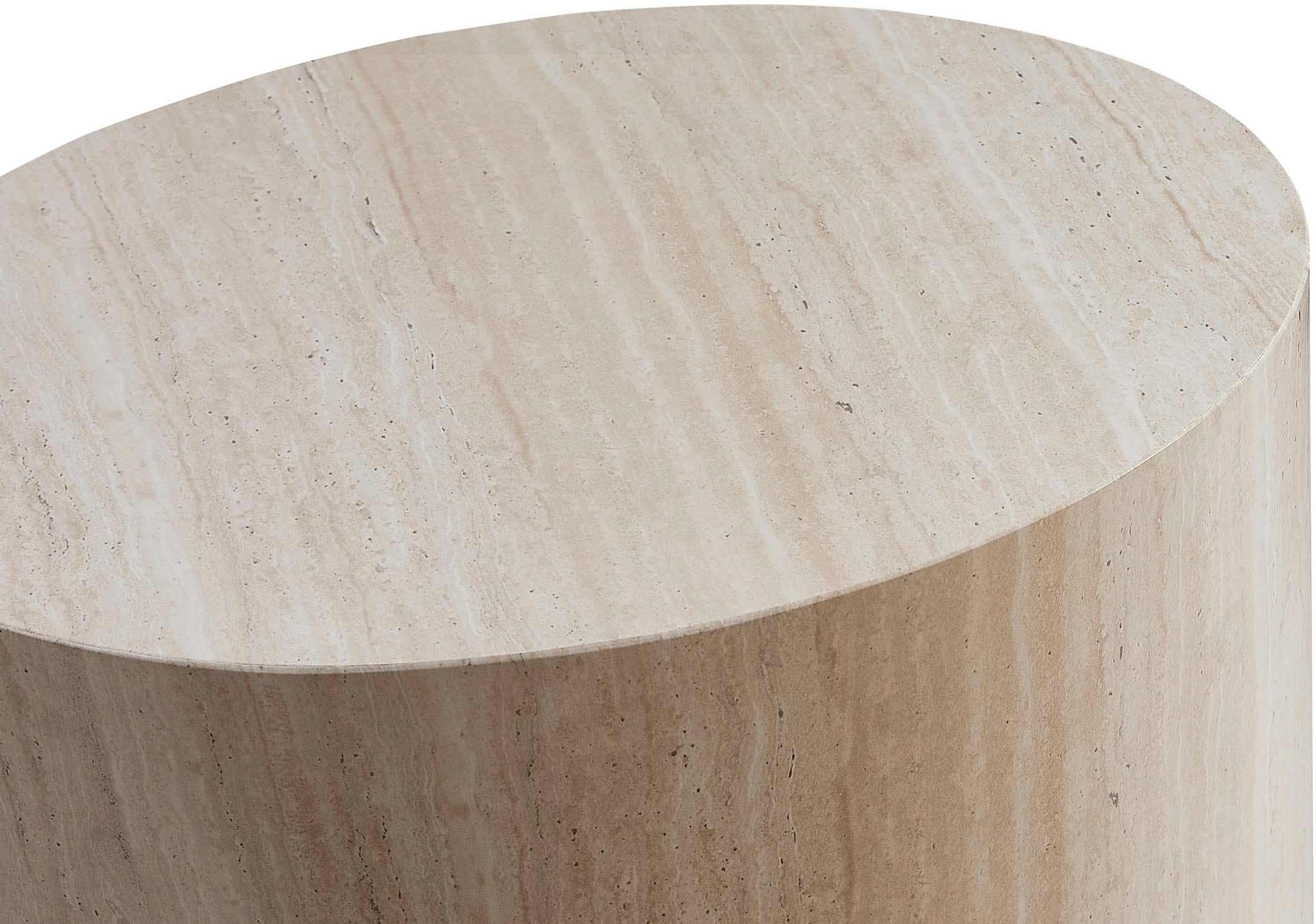 SalesFever Couchtisch »Almeria Beistelltisch«, (Set, 2 St., 2er Set), oval, in Travertinoptik