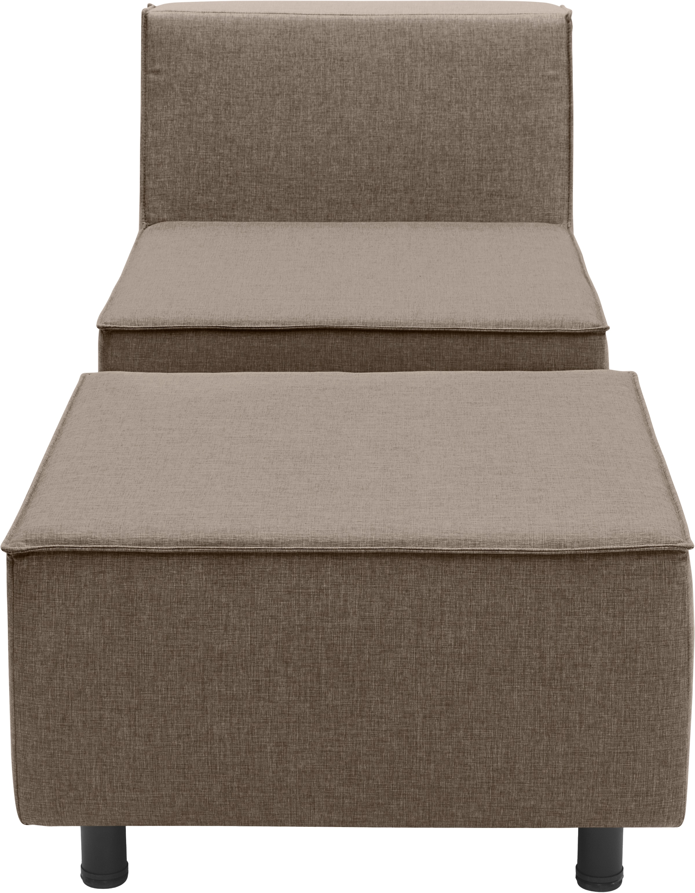 DOMO collection Sofaelement »Sonna, individuell zusammenstellbar« Einzelelemente für Terrasse, Garten und Balkon, speziell für Outdoor