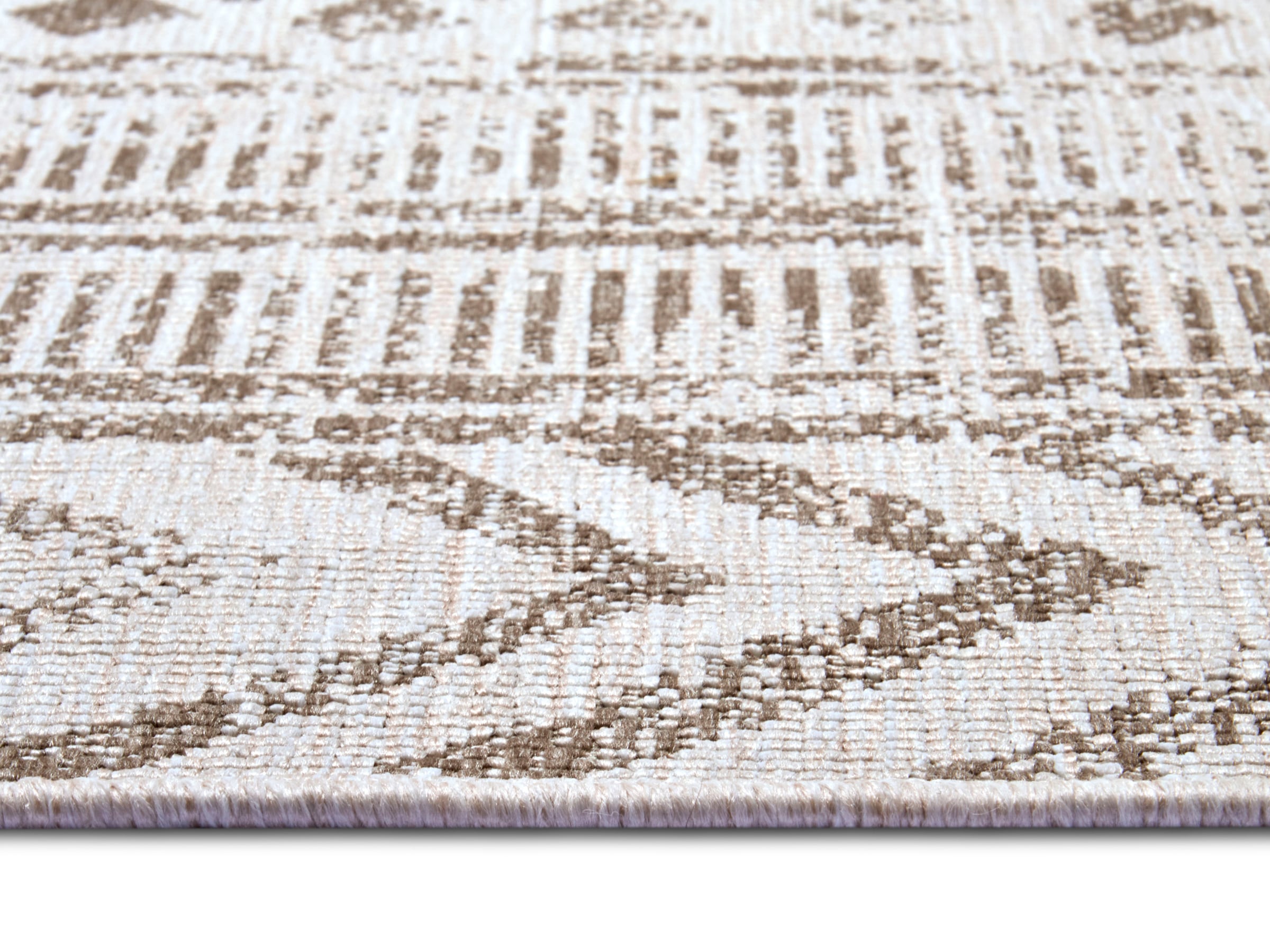 NORTHRUGS Teppich »BIRI Wendeteppich«, rechteckig, 5 mm Höhe, In-& Outdoor, Wetterfest, Balkon, Läufer, Wohnzimmer, Wasserfest, Boho