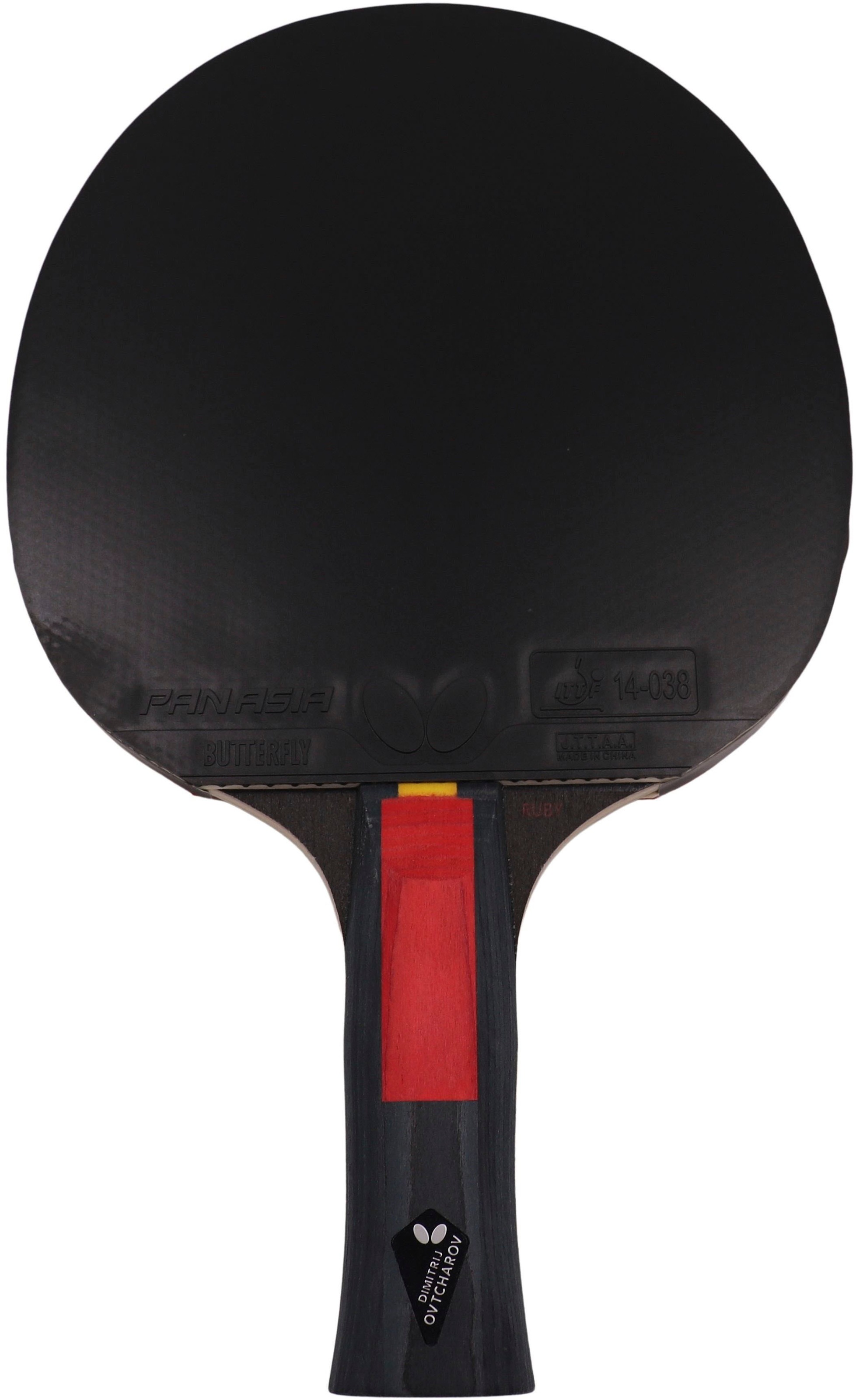 Butterfly Tischtennisschläger »Butterfly Tischtennisschläger Dimitrij Ovtcharov Ruby, Racket Bat«