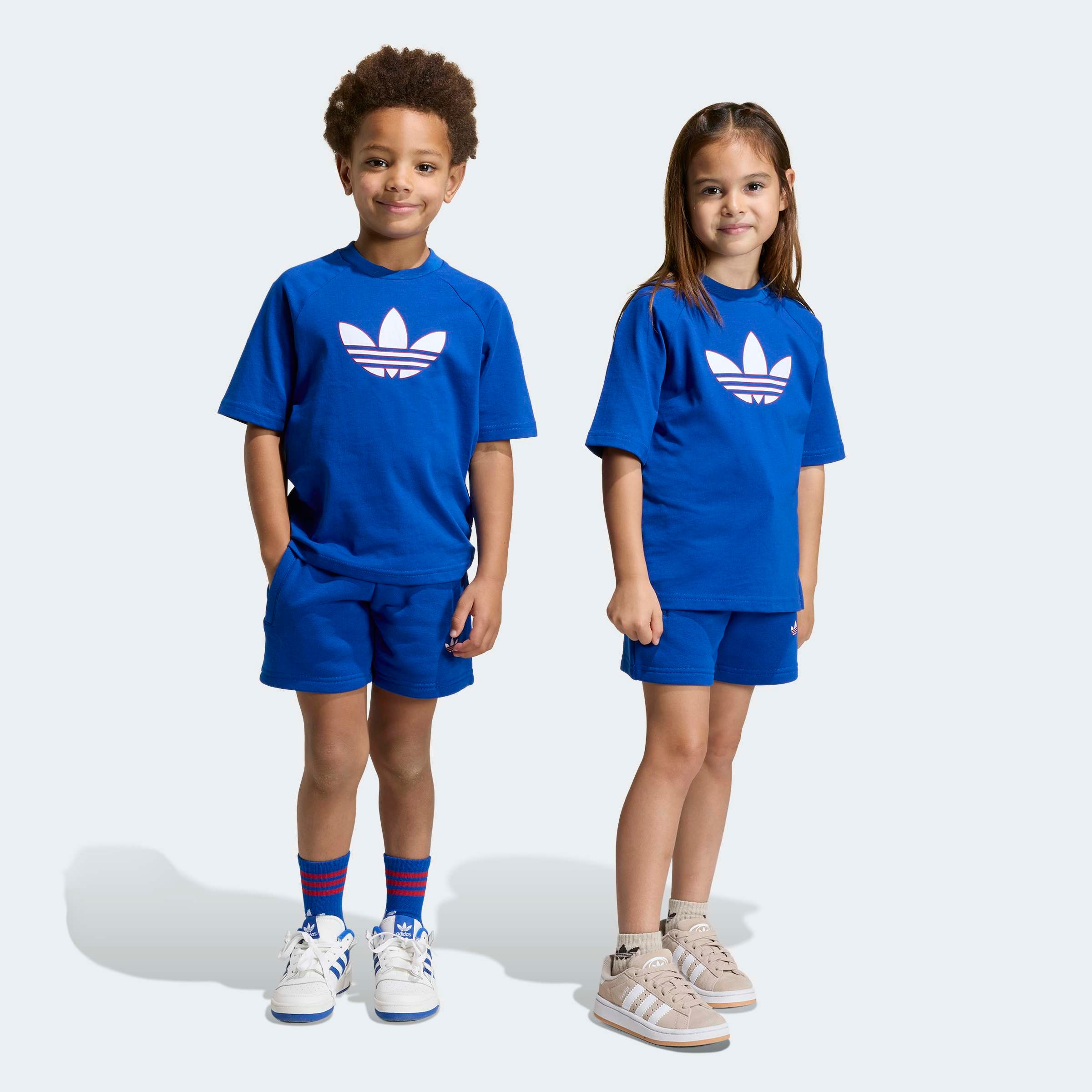 adidas Originals Trainingsanzug »TR LO STS« 2 tlg. für Kinder, mit 2 Teilen, aus Baumwolle, neutraler Schnitt