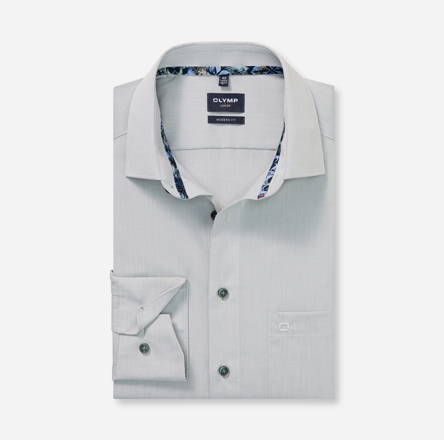 OLYMP Langarmhemd »Luxor modern fit« Businesshemd, modern fit, New-Kentkragen