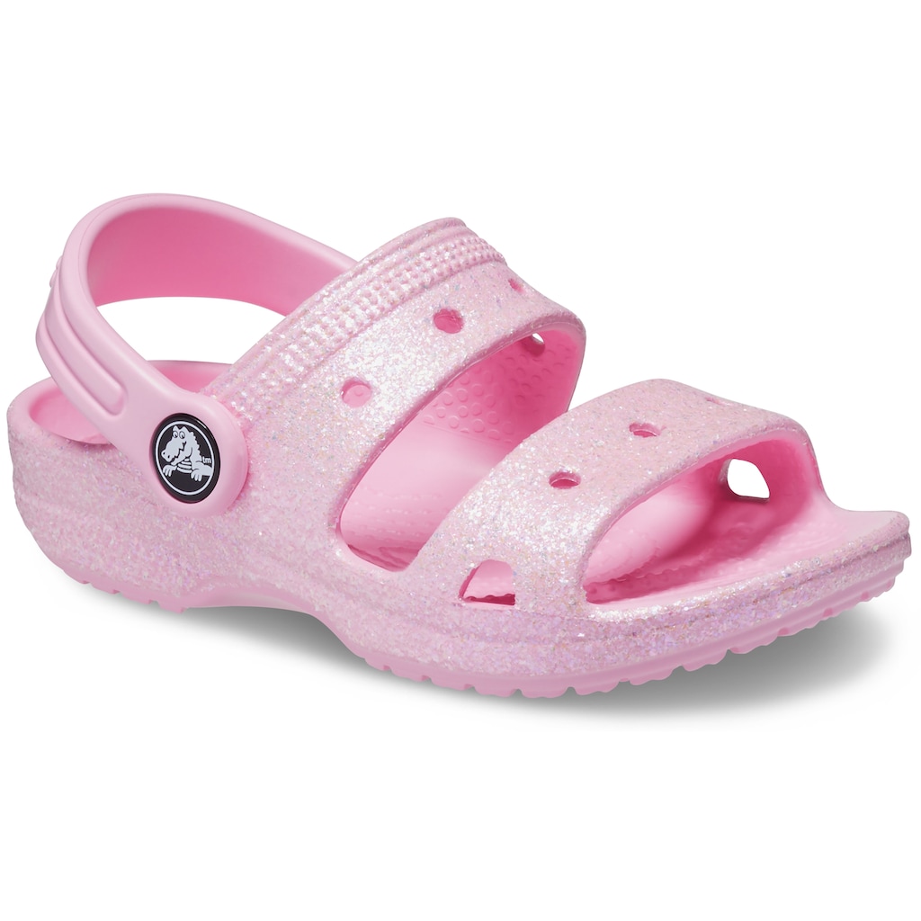 Crocs Badesandale »Classic Crocs Glitter Sandal T«, mit allover Glitzer