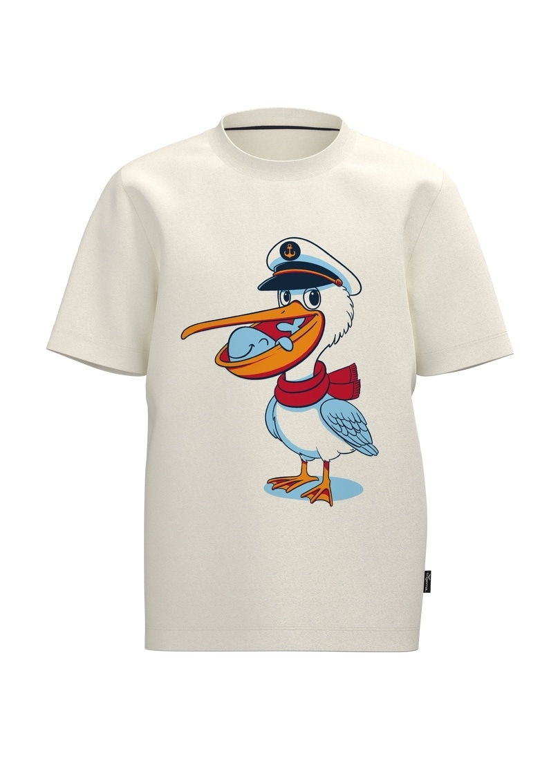 Trigema T-Shirt »TRIGEMA T Shirt mit Pelikan Print« 1