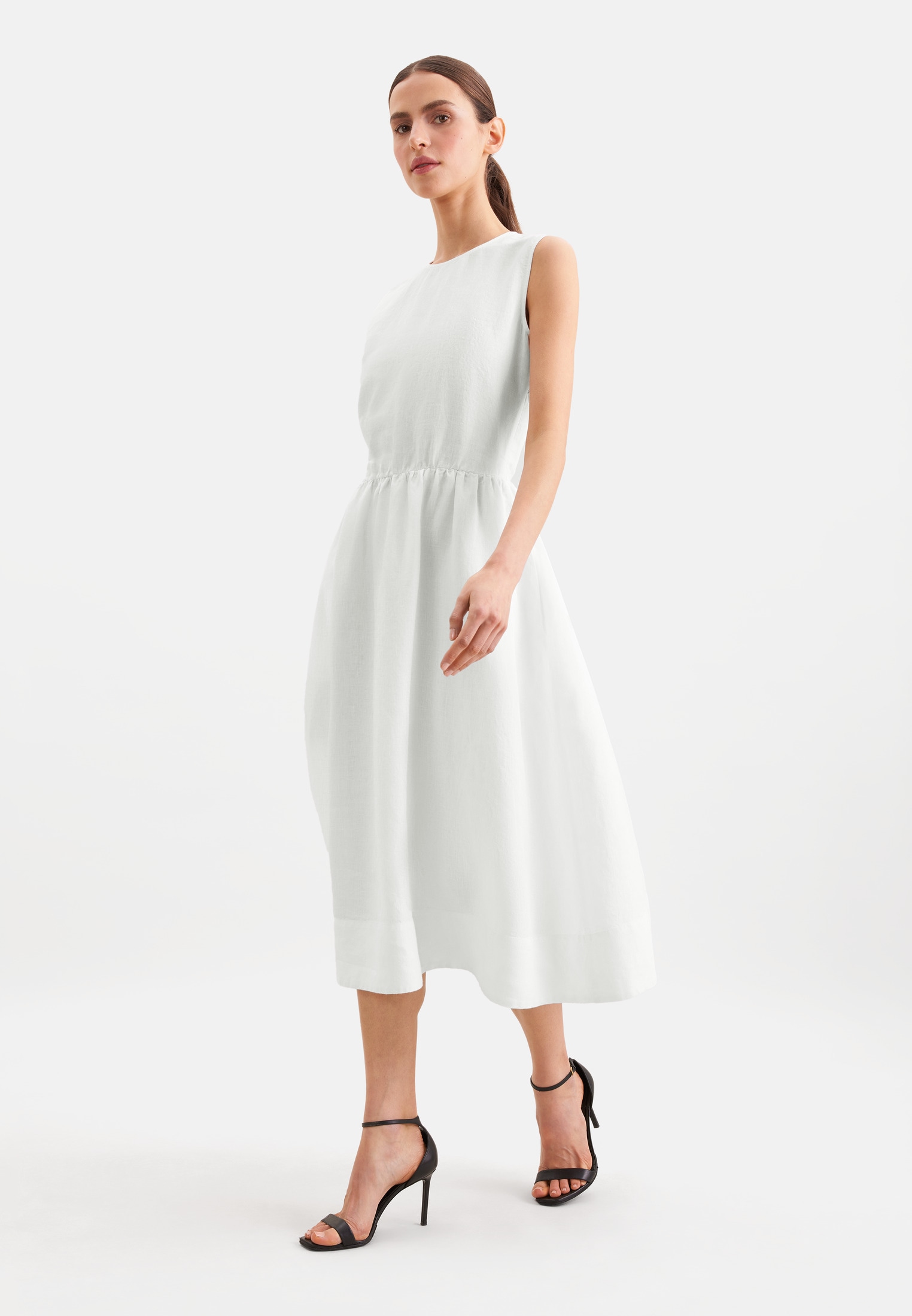 seidensticker Sommerkleid Ohne Arm Rundhals Uni