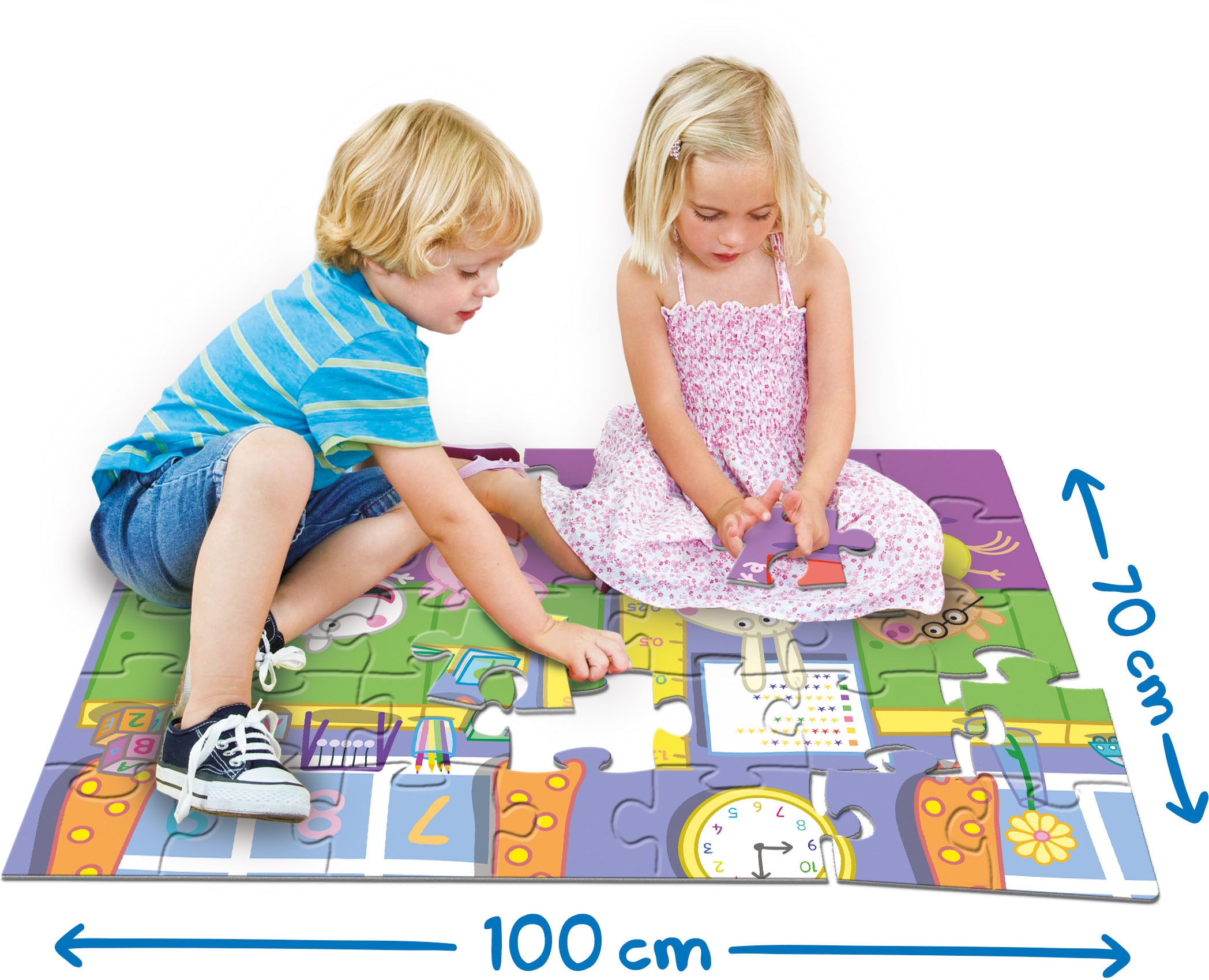 Clementoni® Puzzle »Peppa Pig Bodenpuzzle«, Made in Europe