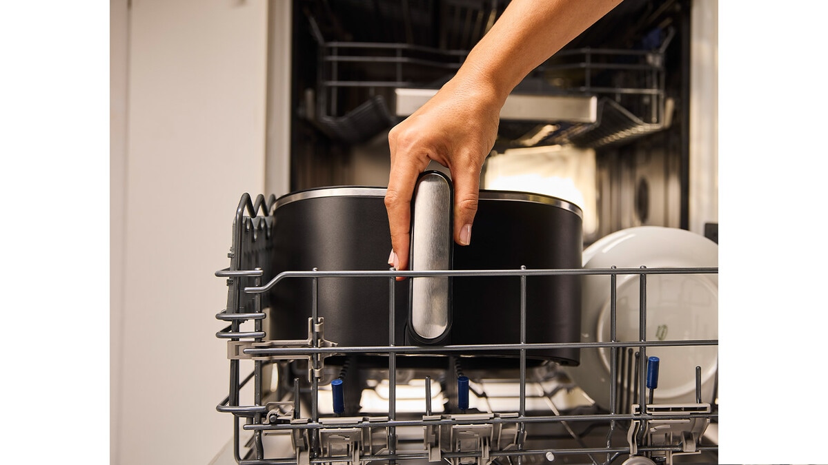 Braun Heißluftfritteuse »MultiFry HF 5054I BK« 2000 W 2 in 1-Gerät: Frittieren & Backen, 2.400 Watt, Sync & Match Funktion