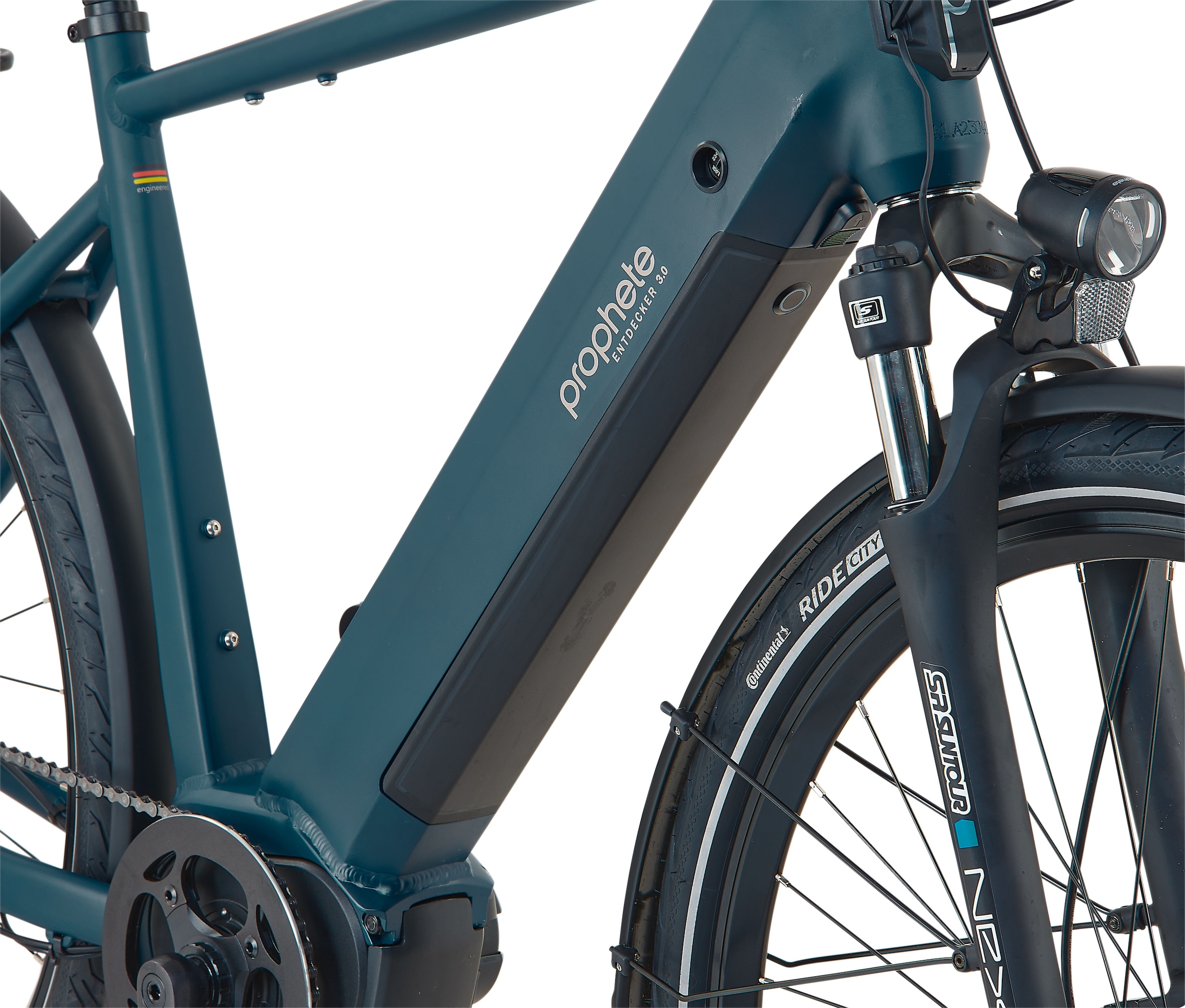 Prophete E-Bike »Entdecker 3.0«, 9 Gang, Shimano, Mittelmotor 250 W, Pedelec, Elektrofahrrad für Herren