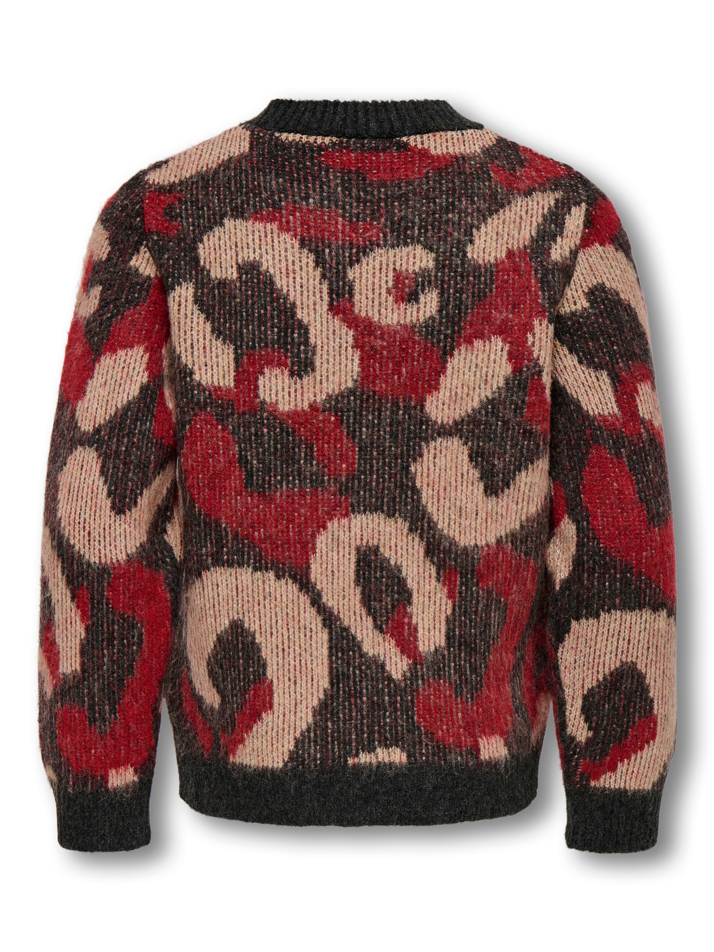 KIDS ONLY Rundhalspullover »KOGWILD L/S JQ O-NECK KNT«