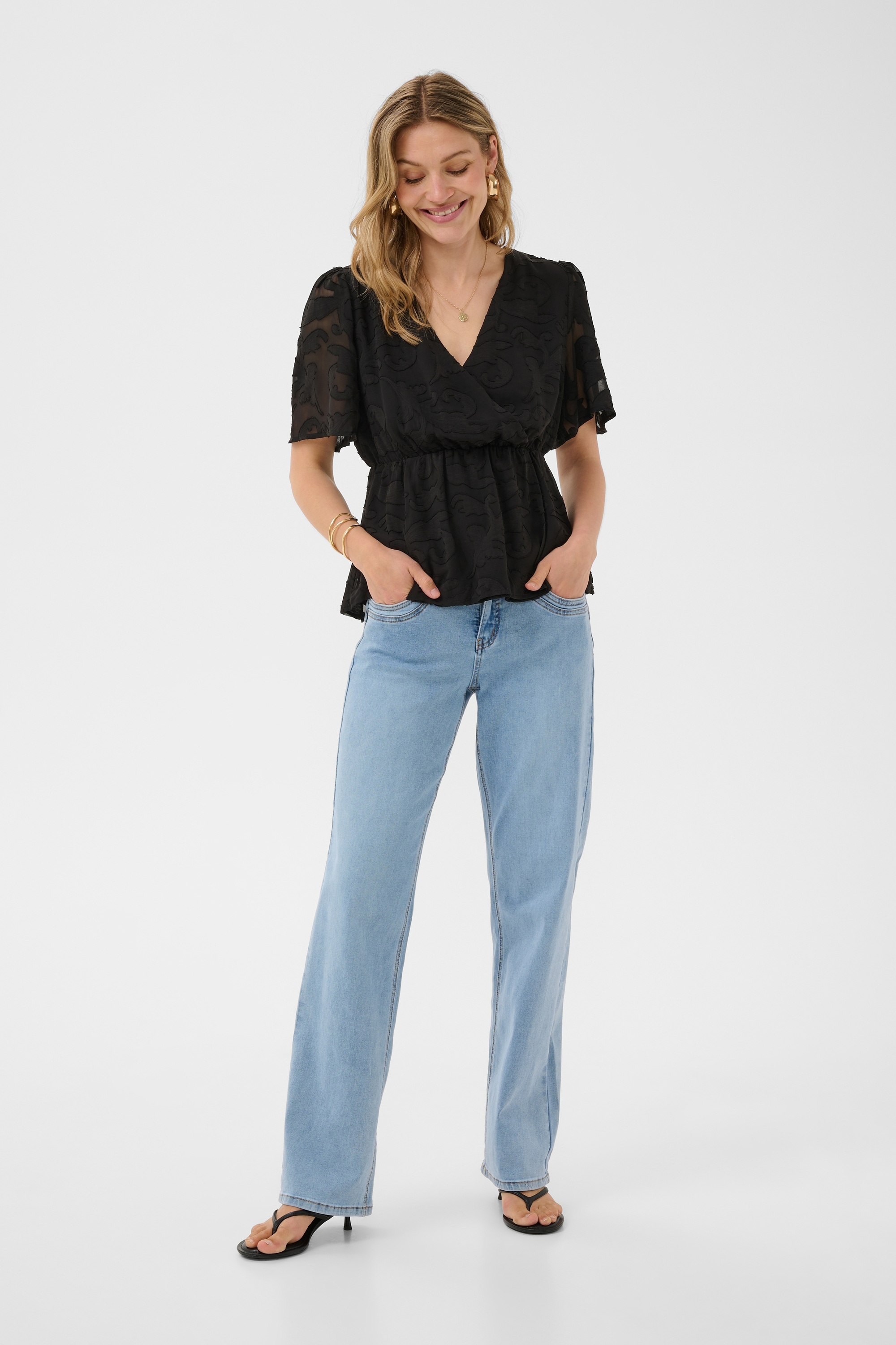 Cream Kurzarmbluse »Damen Bluse kurzarm CRMisandra«