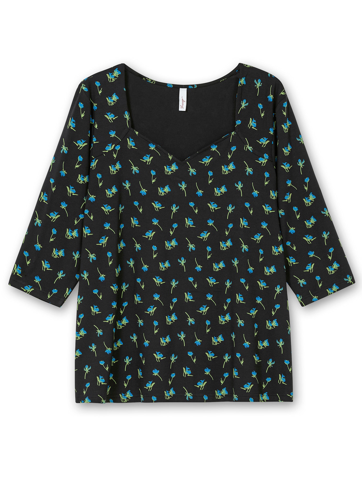 Sheego 3/4-Arm-Shirt »T-Shirt«, (1 tlg.)