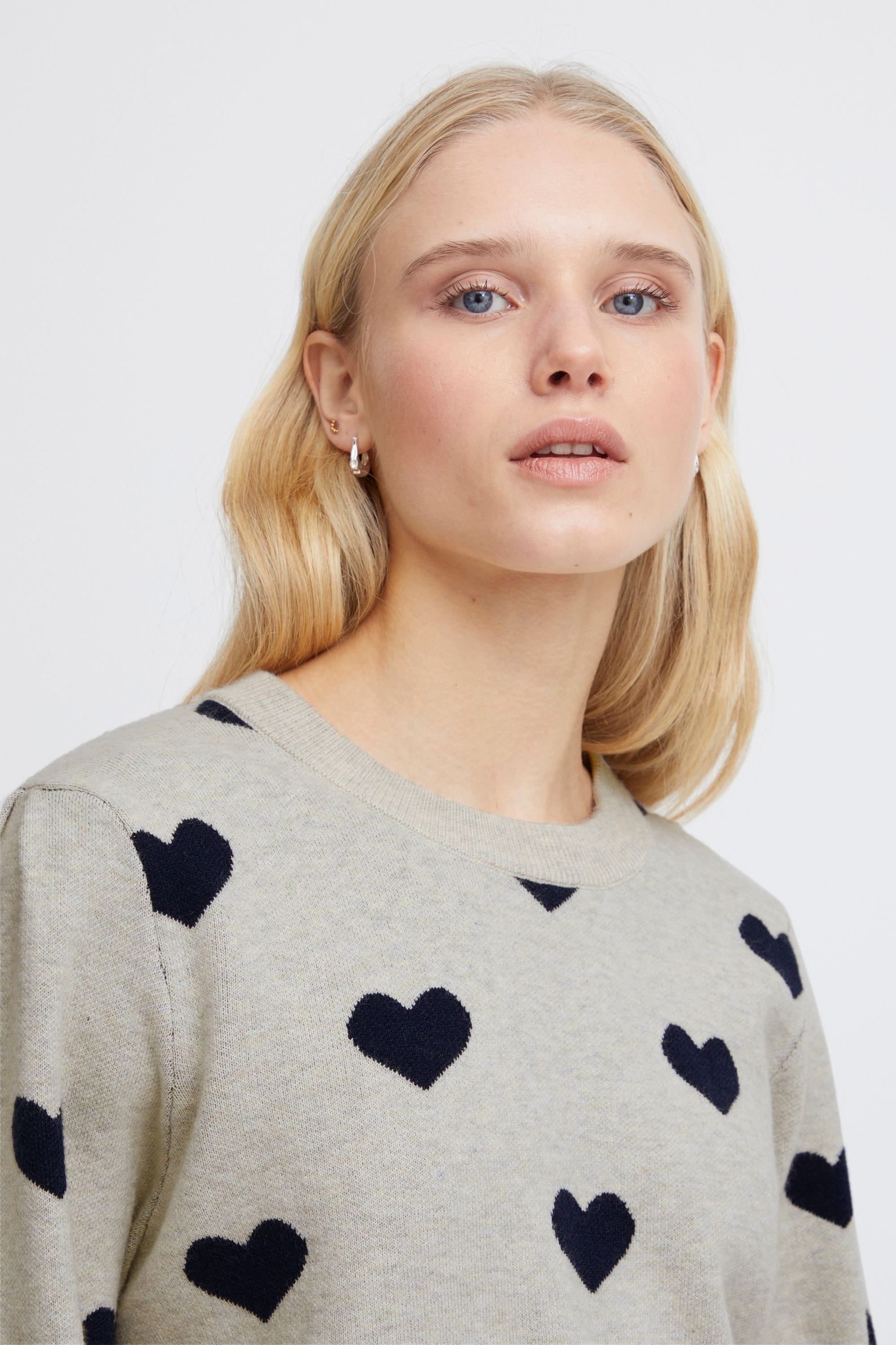 Ichi Strickfleece-Pullover »Strickpullover Damen Pullover - IHBRIELLE«