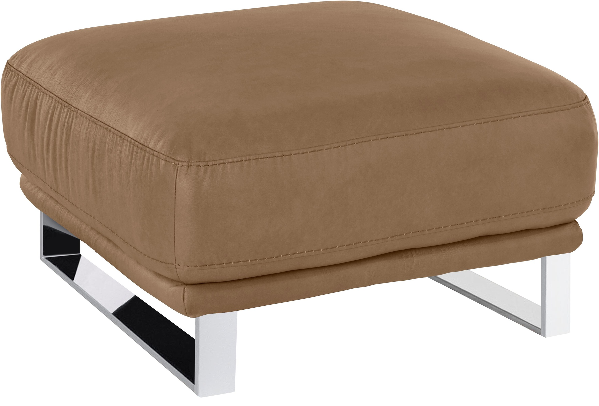 W.SCHILLIG Hocker »montanaa«, mit Metallkufen in Chrom glänzend, Breite 71 cm