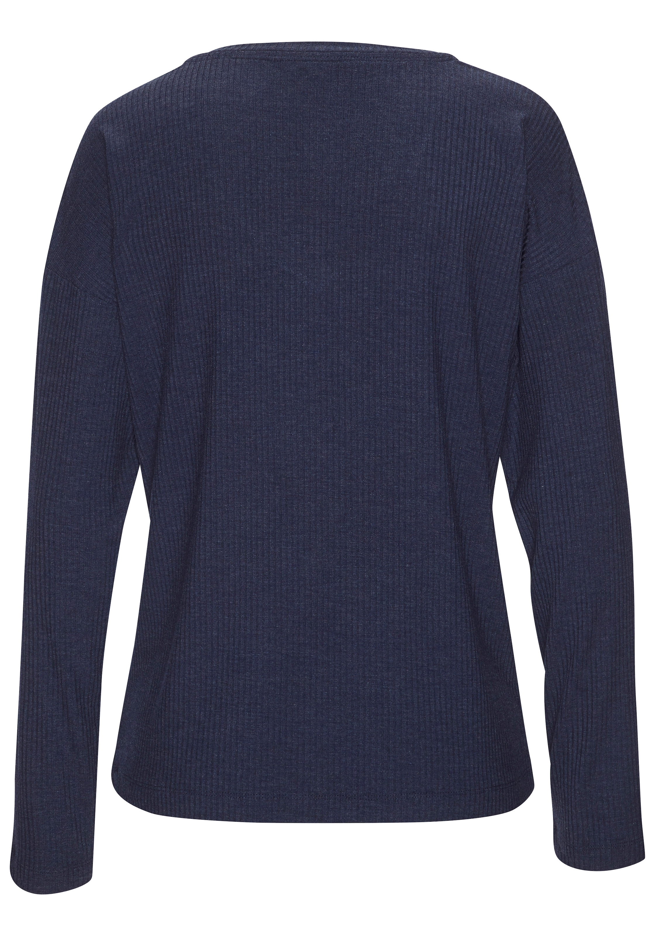 s.Oliver Pyjamaoberteil aus weicher Rippqualität