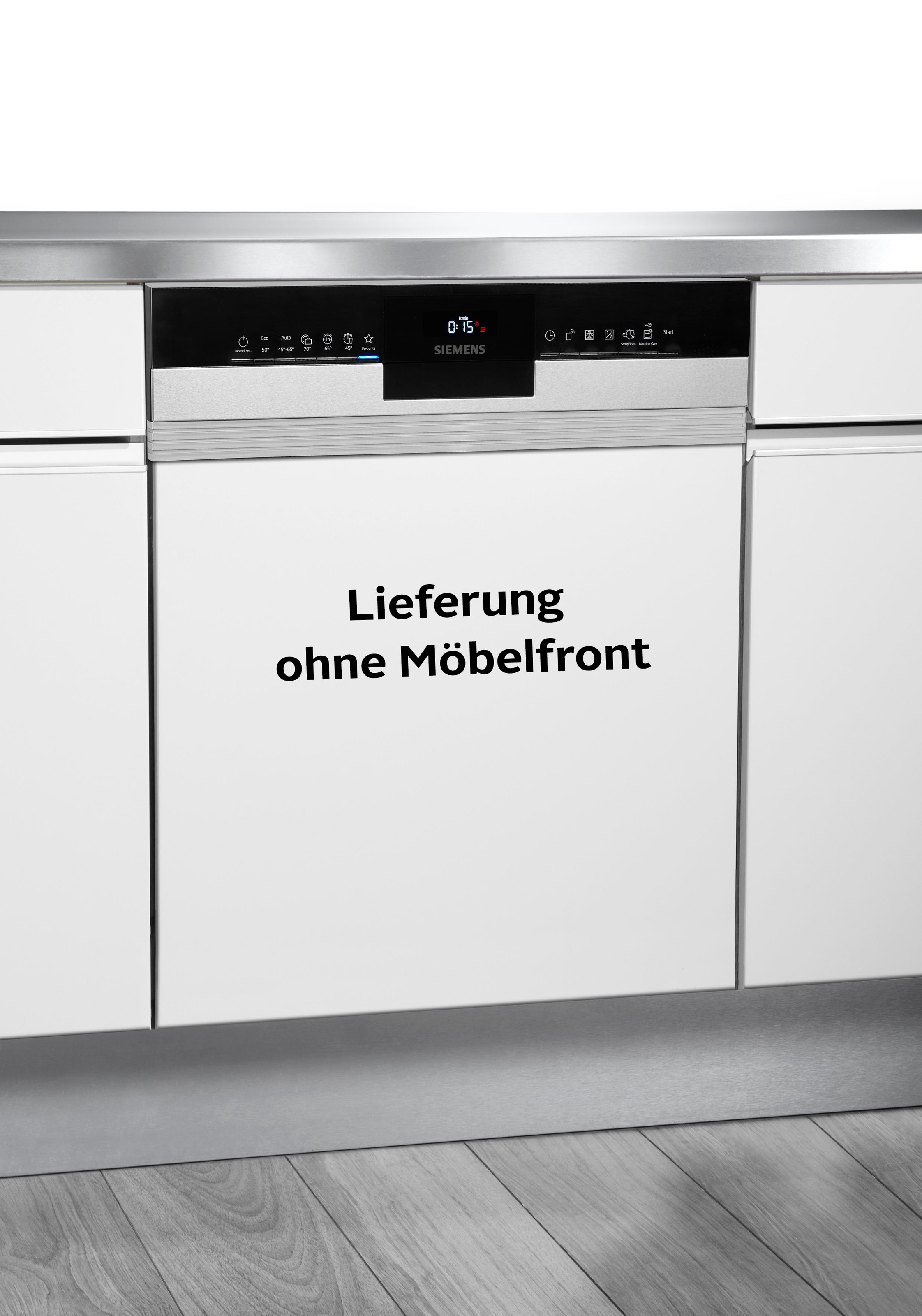 SIEMENS teilintegrierbarer Geschirrspüler iQ300 »SN53HS11TE«, 13 Maßgedecke, aquaStop® Garantie, varioSpeed Plus & geprüfte Hygiene Qualität