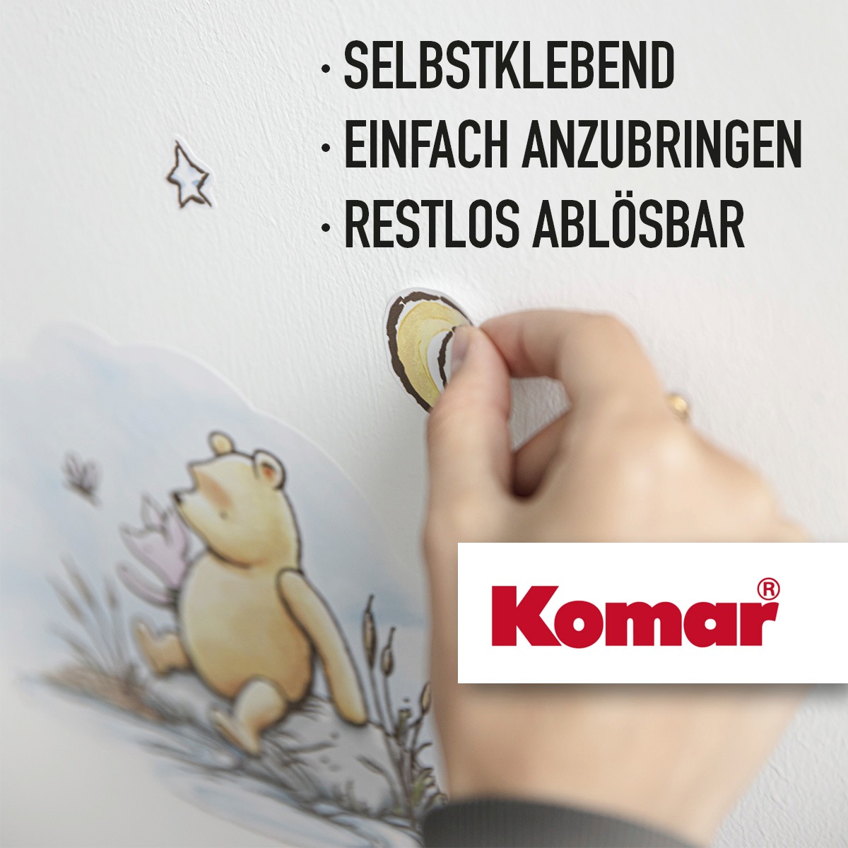 Komar Wandtattoo »Deadpool Meltpool - Größe 50 x 70 cm«, (2 St.), selbstklebend, Wandsticker, Kinderzimmer