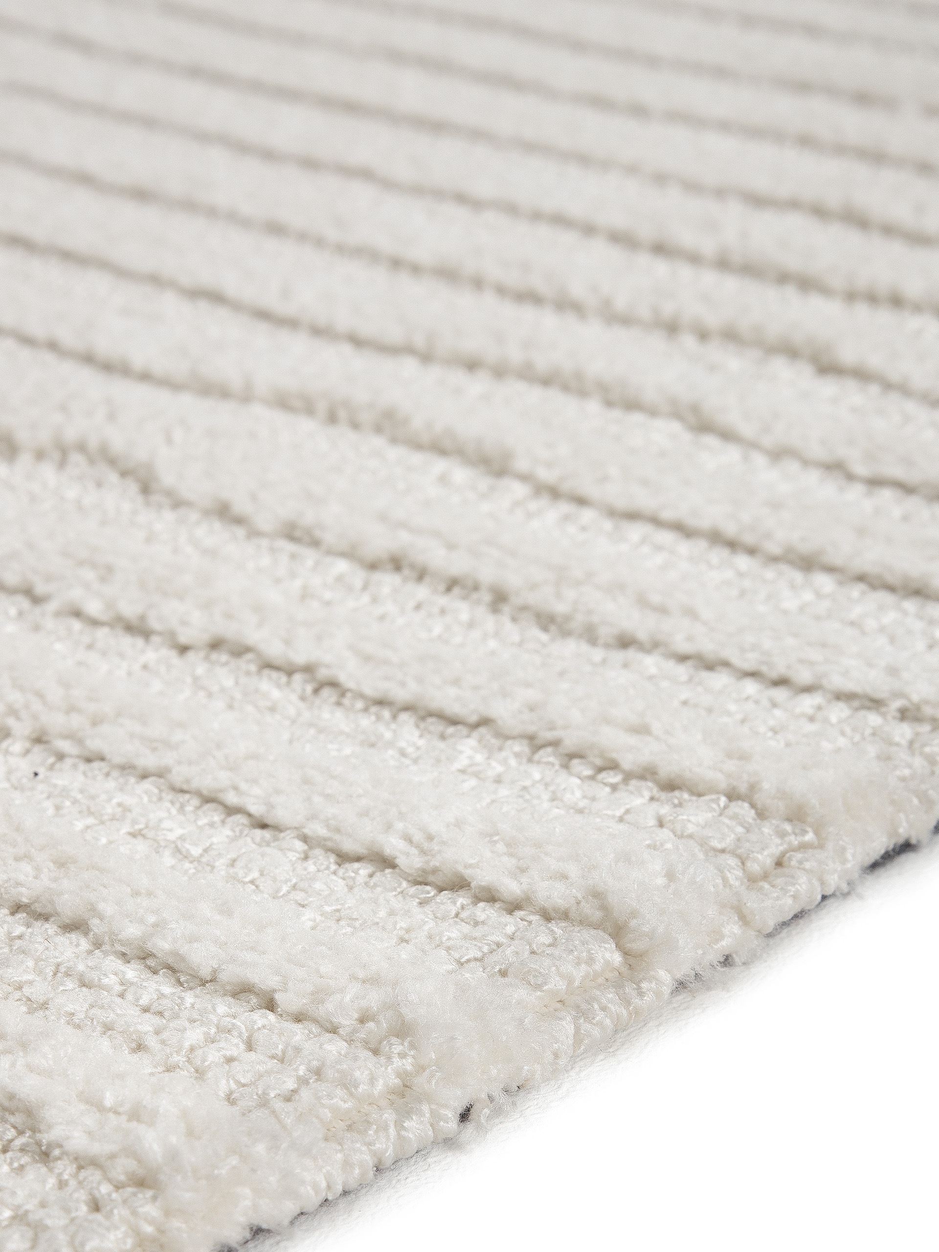 carpetfine Teppich »Holly Zen 3«, rund, 12 mm Höhe, Hoch-Tief-Effekt, geometrisch, Zeitloses Design, dekoratives Highlight