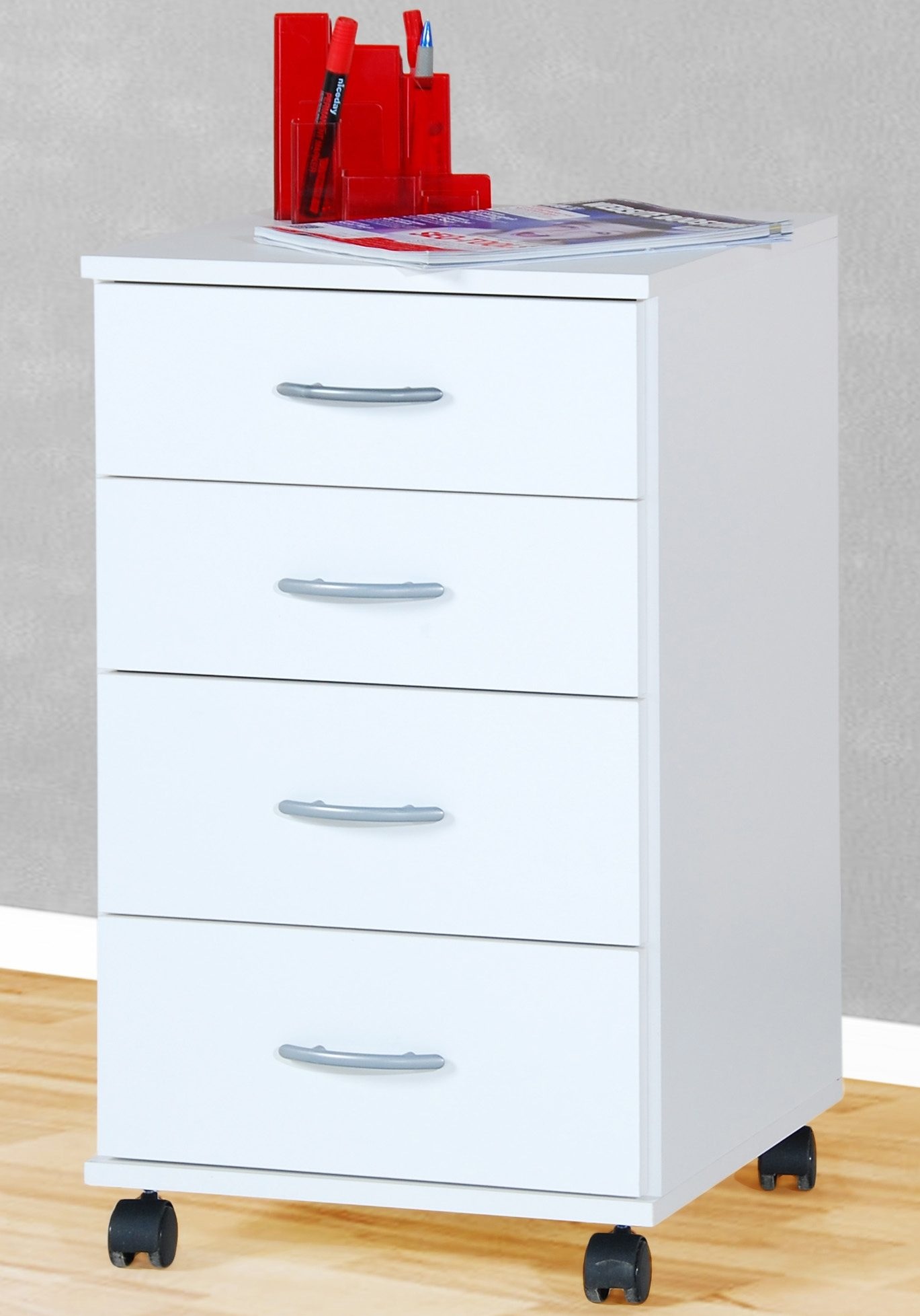 VOGL Möbelfabrik Rollcontainer »1191, Bürocontainer«, (1 St.), verschiedene Ausführungen, mit Schubladen, Höhe 67 cm, Made in Germany