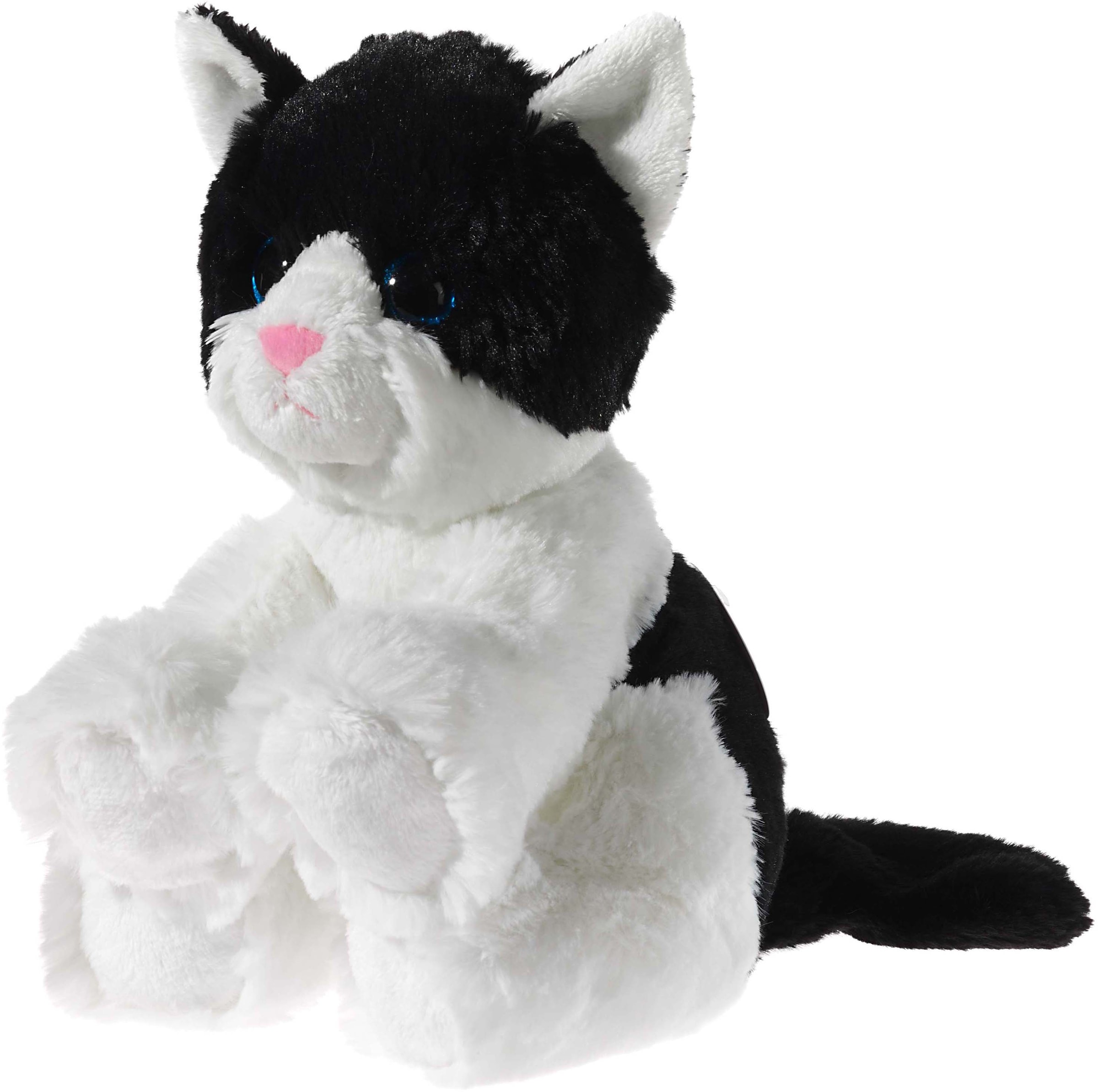 Kuscheltier »Glitter Kitty Katzenbaby Schwarz-Weiß, 24 cm«