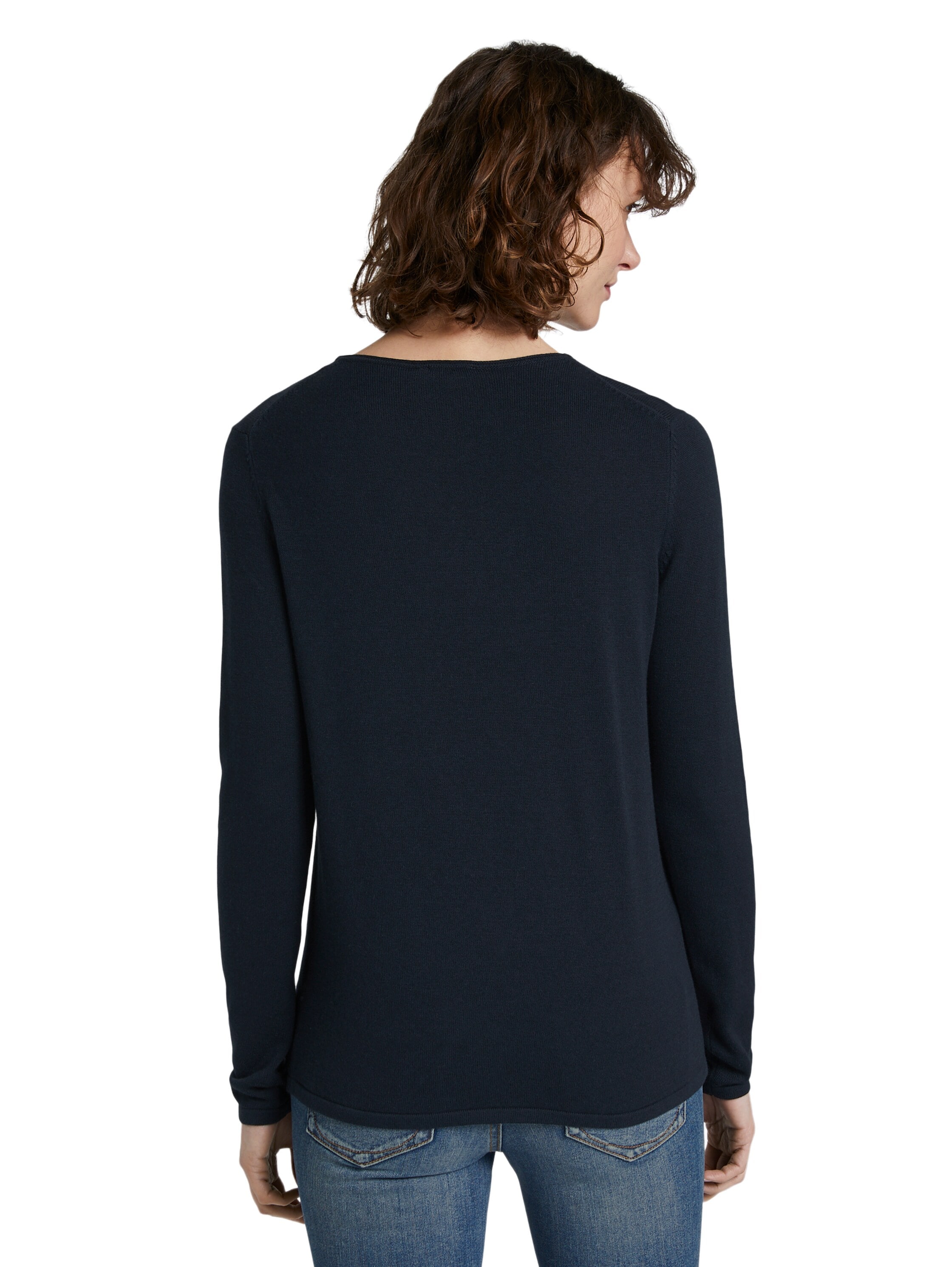 TOM TAILOR V-Ausschnitt-Pullover