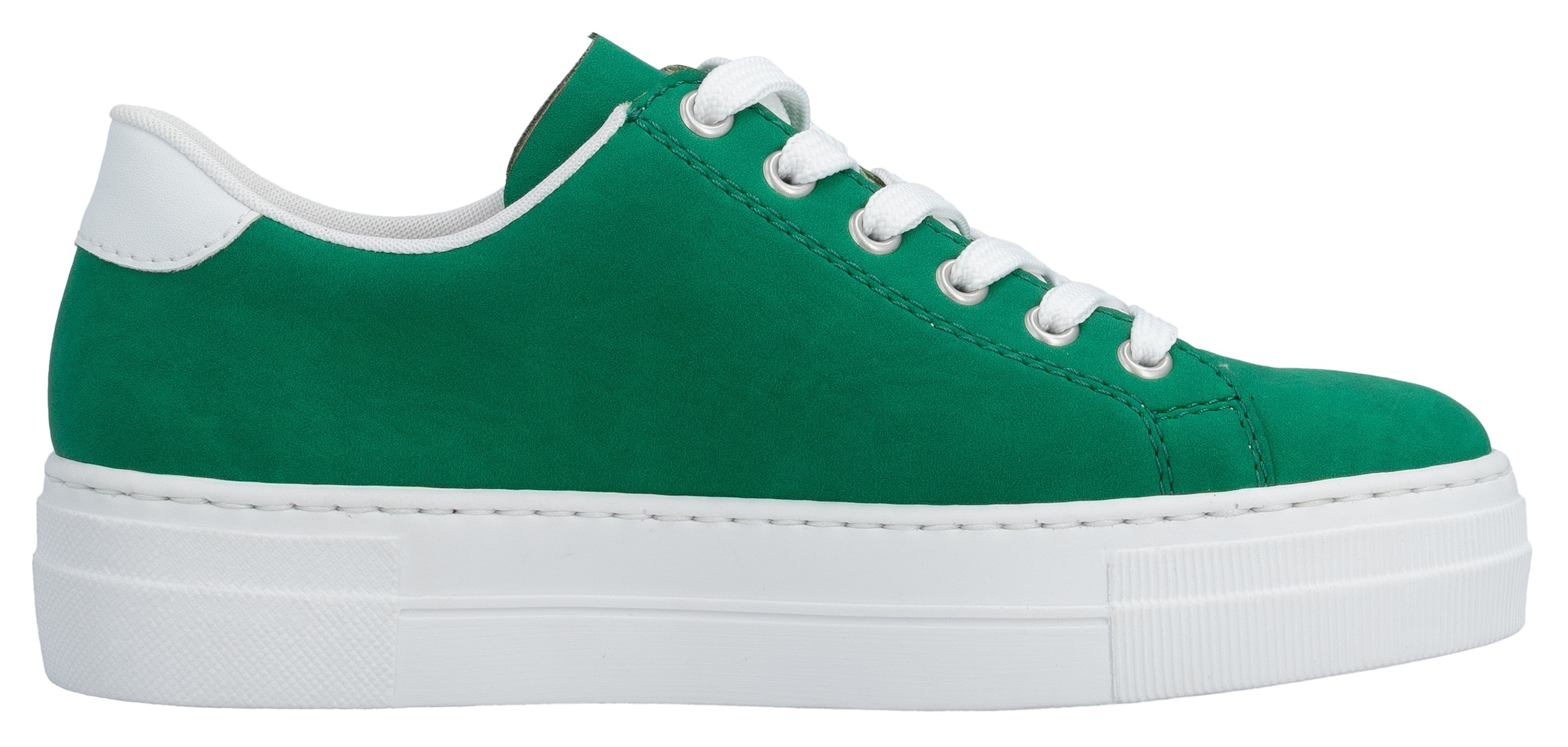 Rieker Sneaker  , Freizeitschuh, Halbschuh, Schnürschuh mit Plateausohle