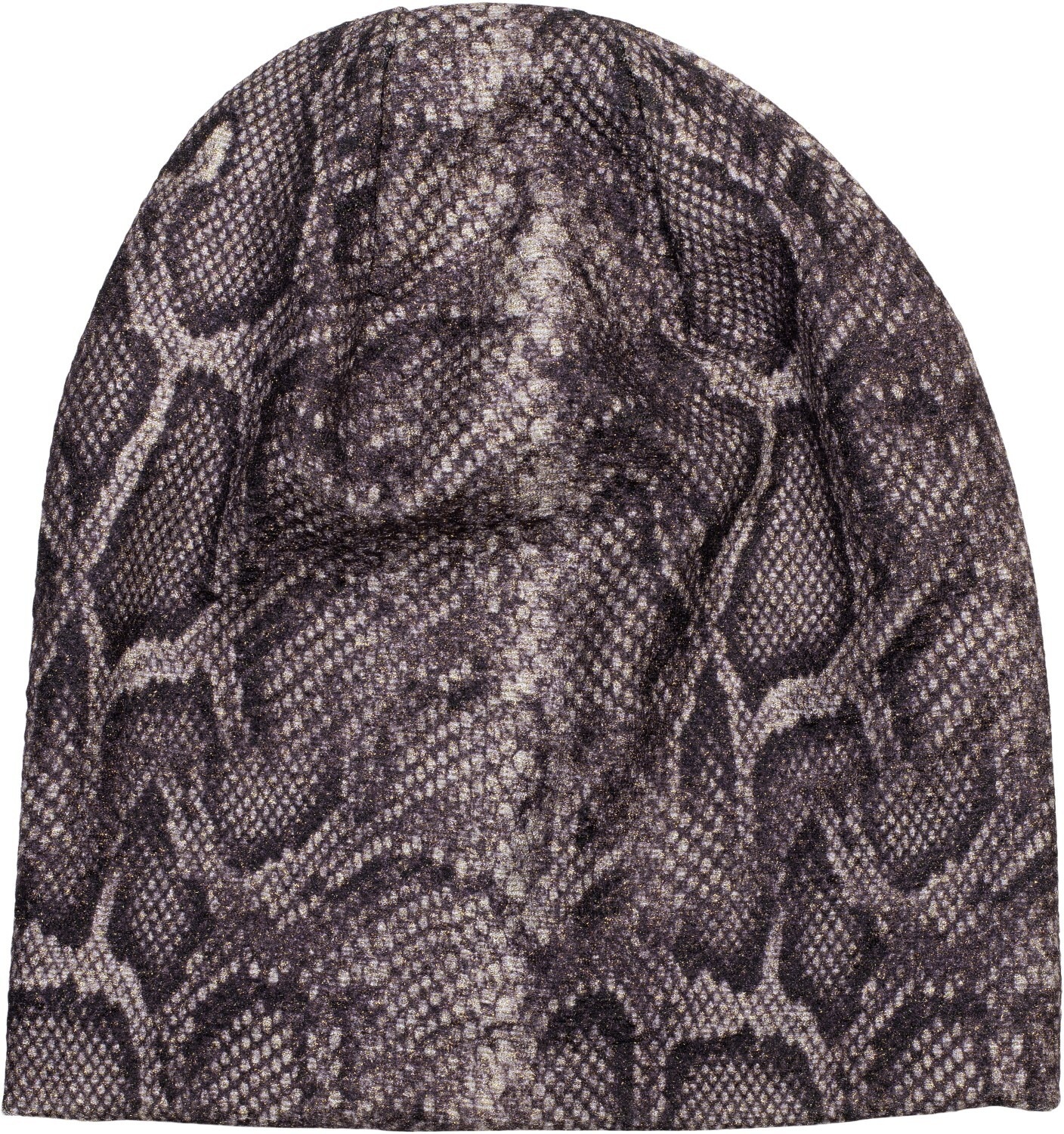 styleBREAKER Beanie »Beanie Mütze Glitzer Schlangen Muster« 1 Stk.