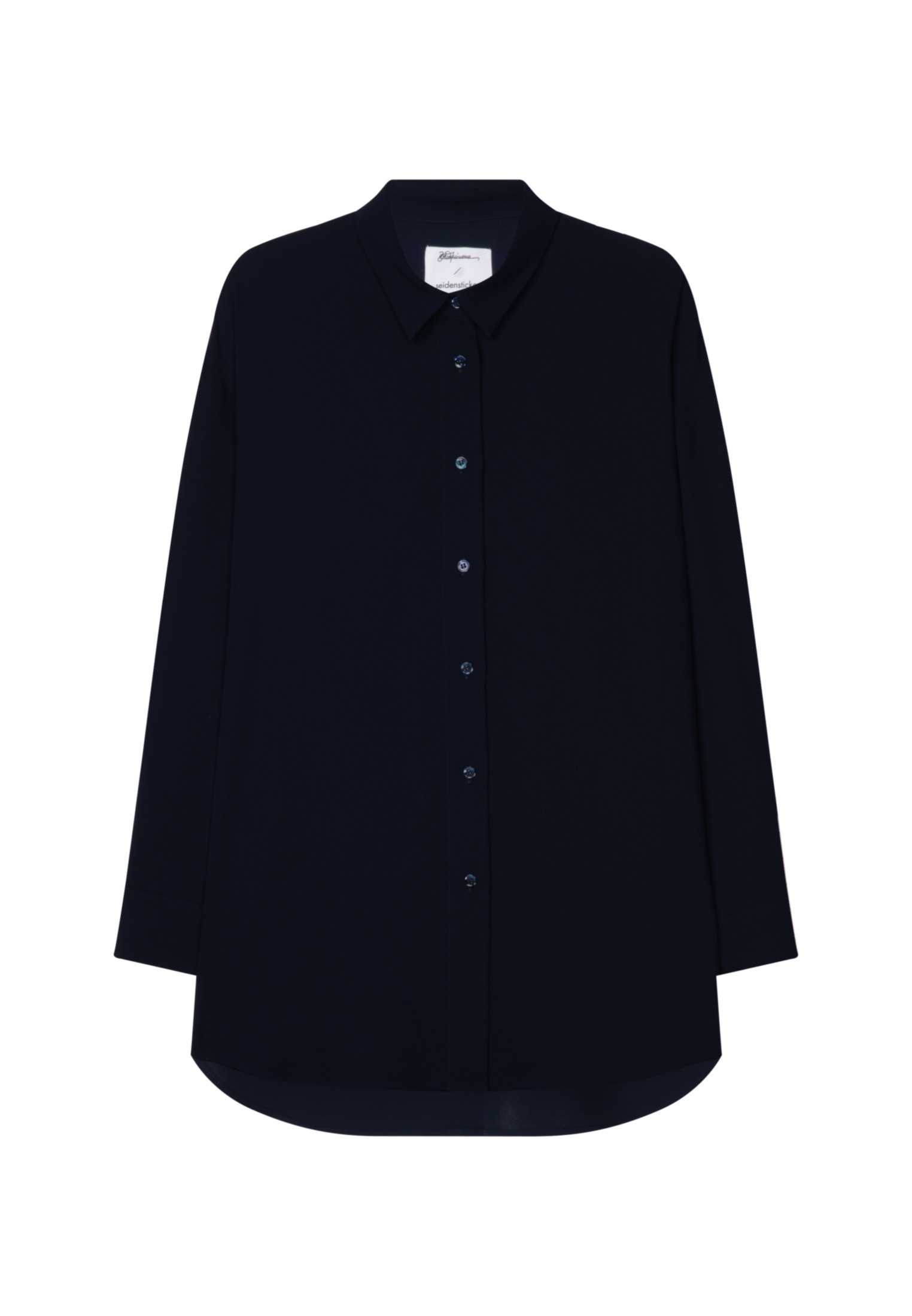 seidensticker Longbluse »Schwarze Rose«, Langarm Kragen Uni