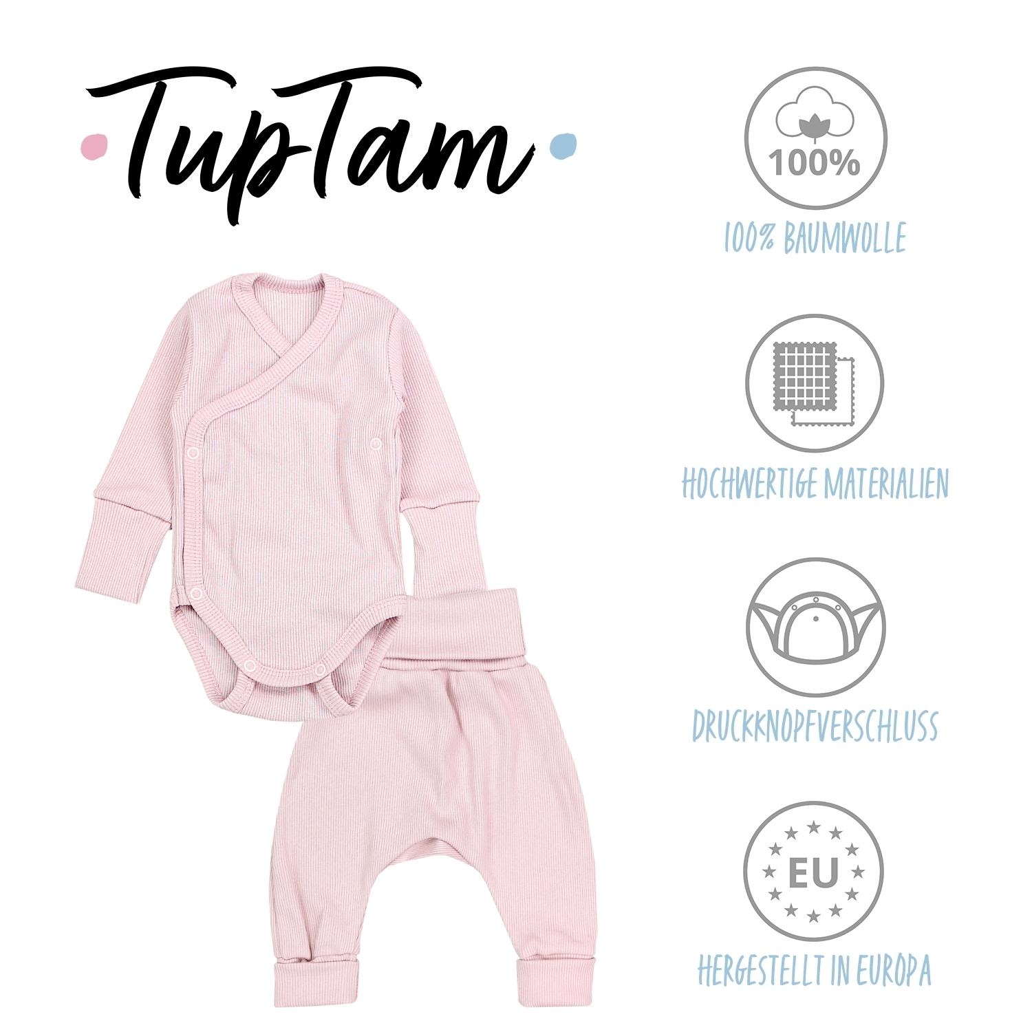 TupTam Langarmbody »Body Baby Bekleidung Langarmbody Hose 2er Set«