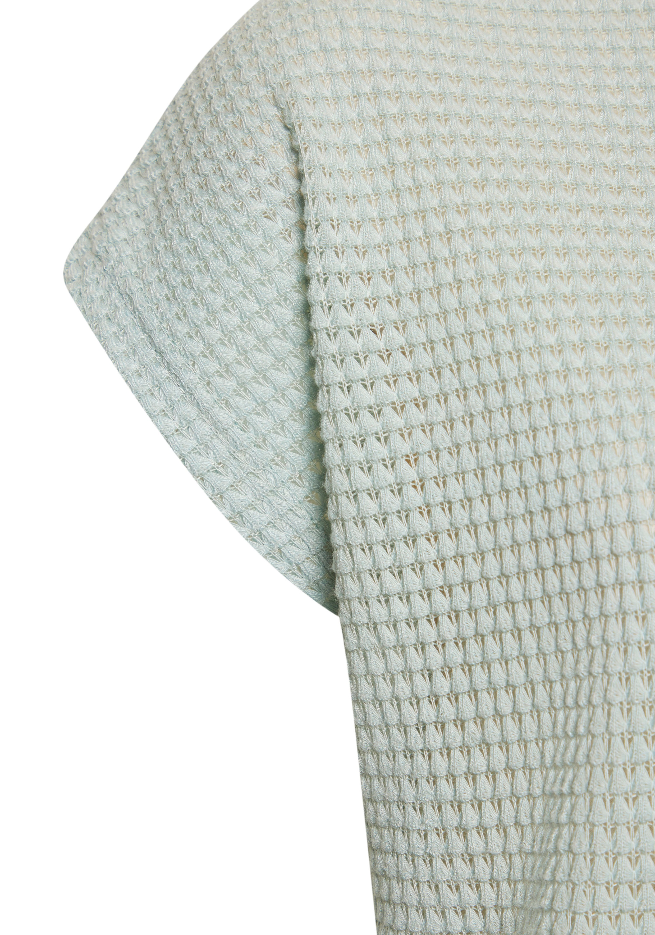 Vivance Kurzarmshirt »mit modischer Waffelstruktur«, aus bügelfreier Strickqualität