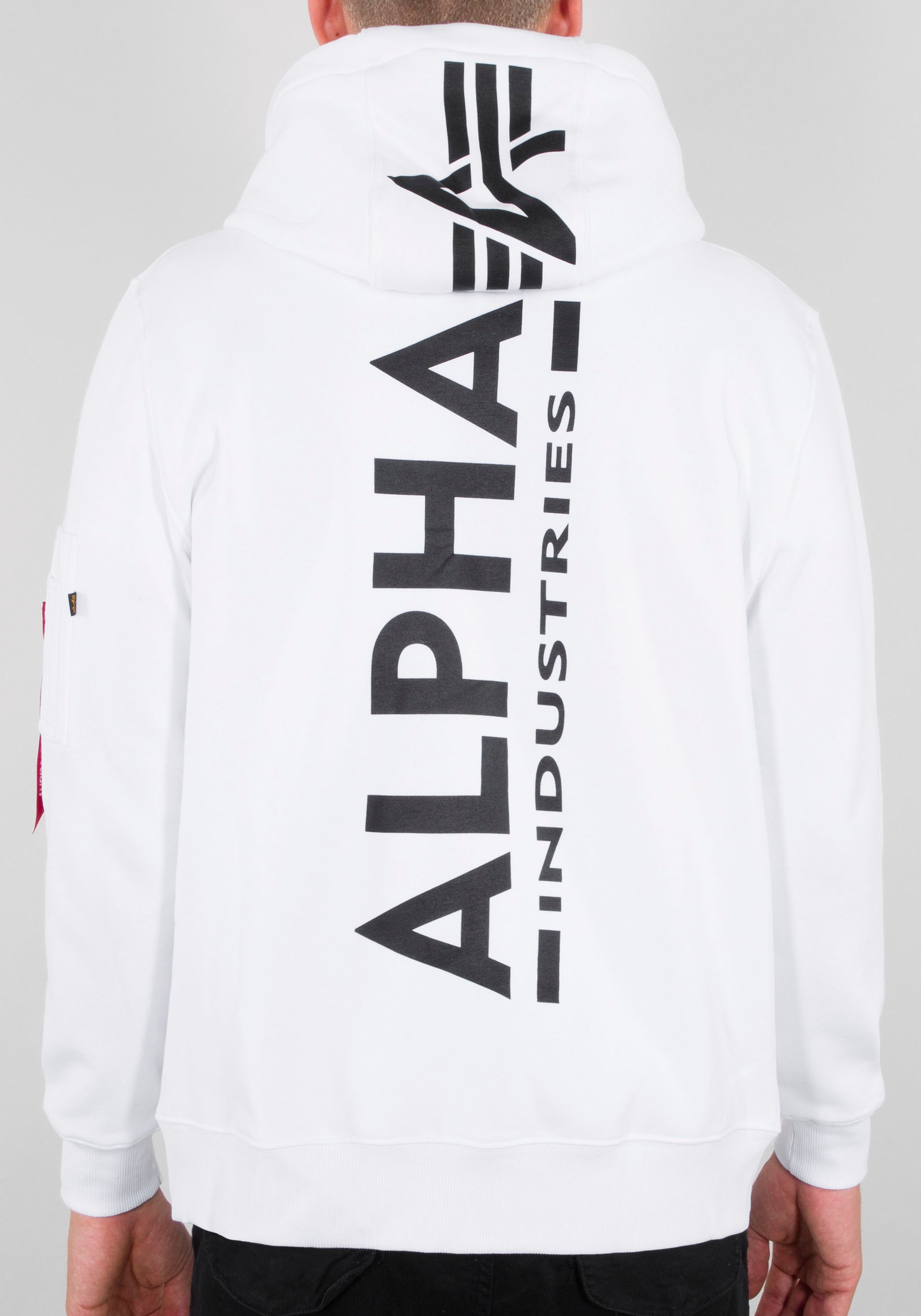 Alpha Industries Kapuzensweatjacke »Back Print Zip Hoody«