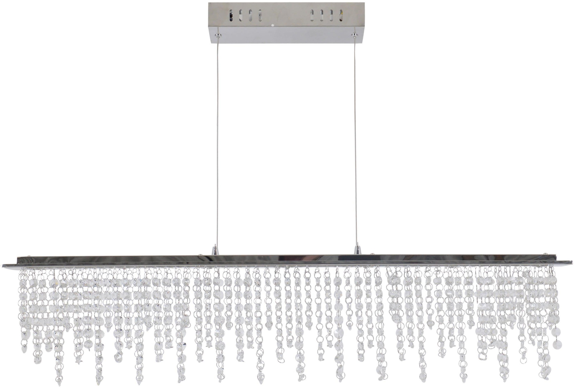 näve LED Pendelleuchte »Diamonds«, LED-Board, 1 St., Warmweiß-Neutralweiß-Tageslichtweiß-Kaltweiß, Hängeleuchte, dimmbar, Farbtemperatur eintellbar