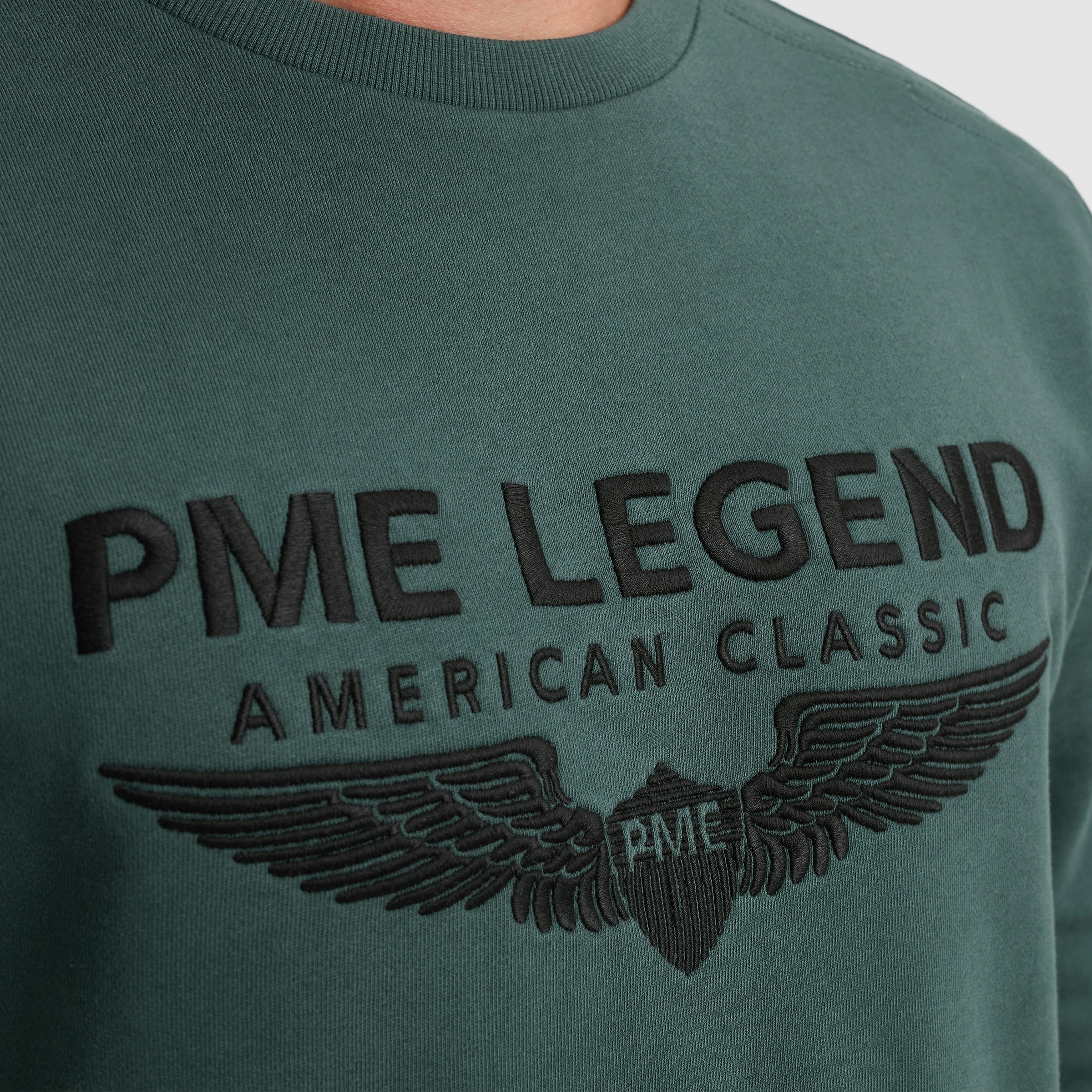 PME LEGEND Sweatshirt »Crewneck soft terry with logo«, mit Logo Print