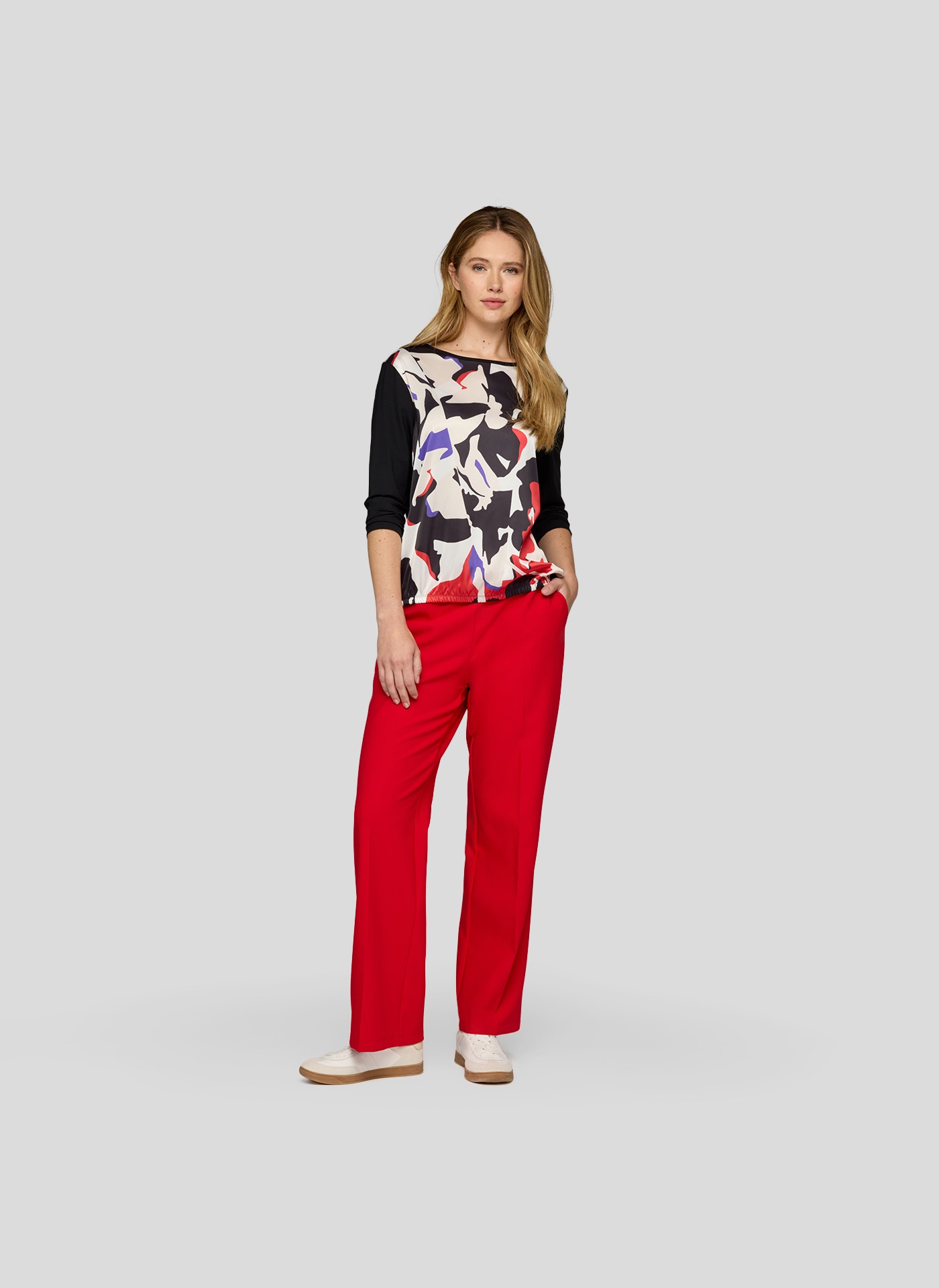 Rabe 3/4-Arm-Shirt, mit Front Print