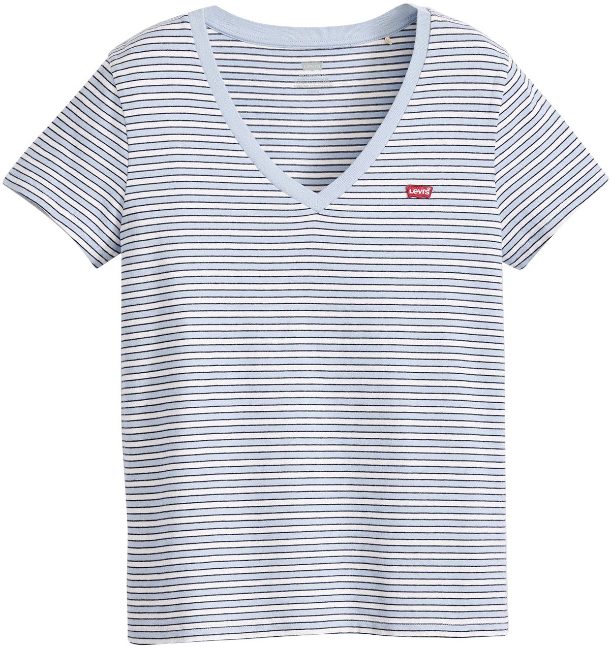 Levi's® V-Shirt »PERFECT VNECK«, mit Mini-Batwing-Logostickerei