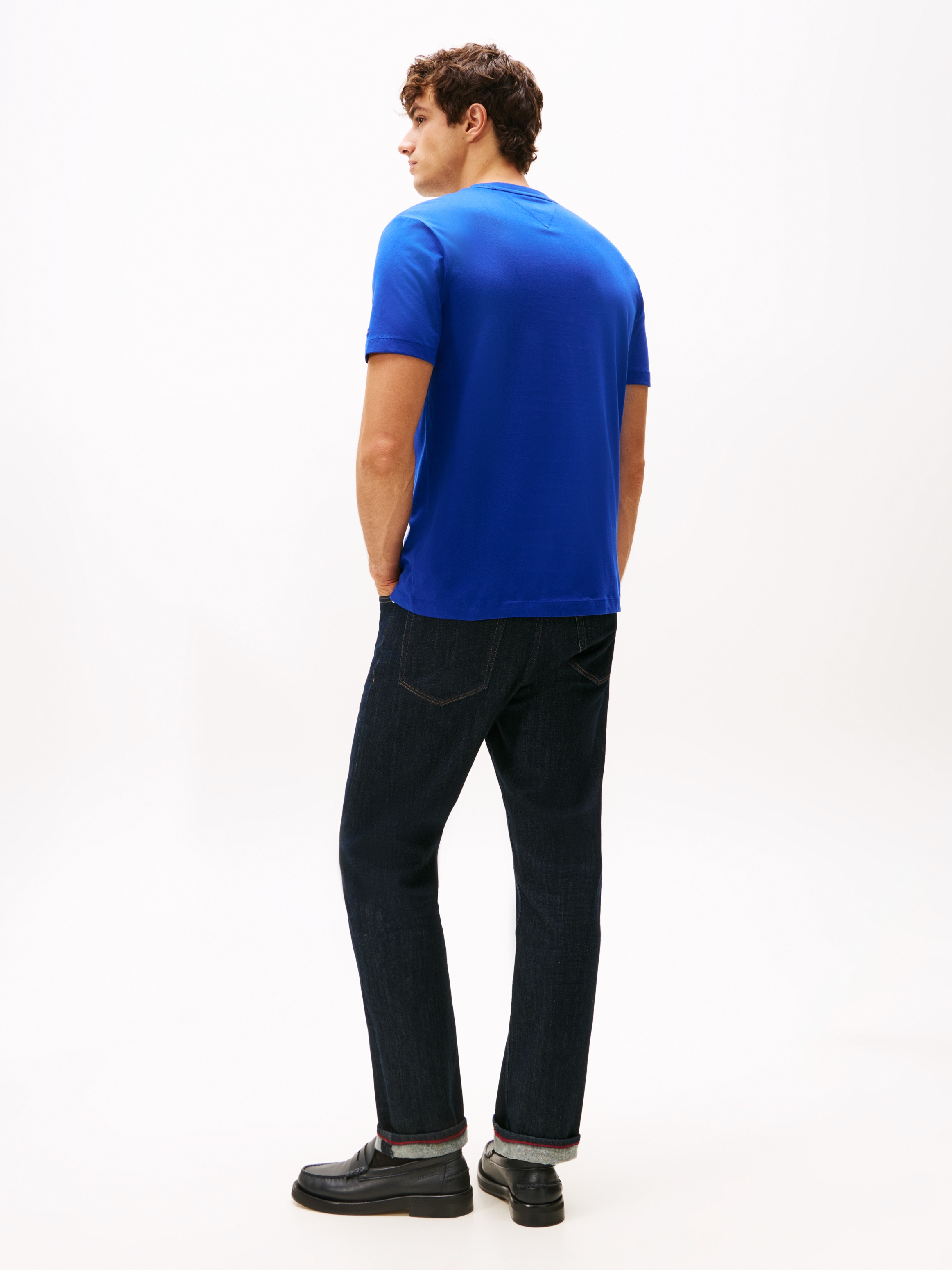 Tommy Hilfiger T-Shirt »HILFIGER STACK GRAPHIC TEE«, Regular fit mit Rundhalsausschnitt