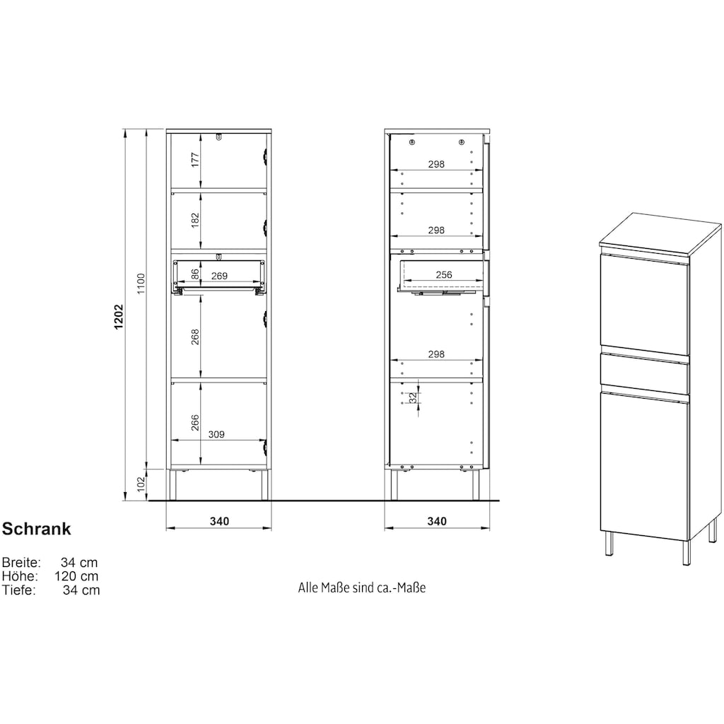 GERMANIA Midischrank »Torrance«