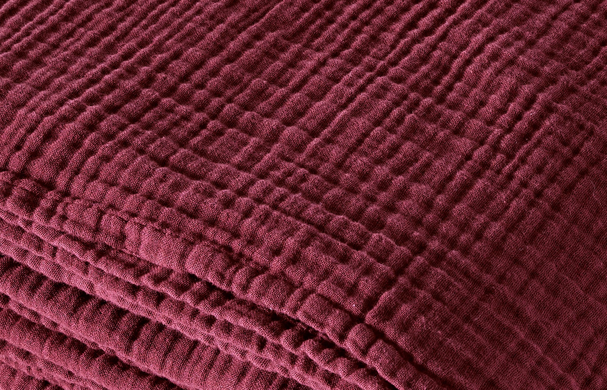 LeGer Home by Lena Gercke Wohndecke »HEVIN« Tagesdecke im Baumwoll-Crinkle-Effekt, Musselin, Kuscheldecke