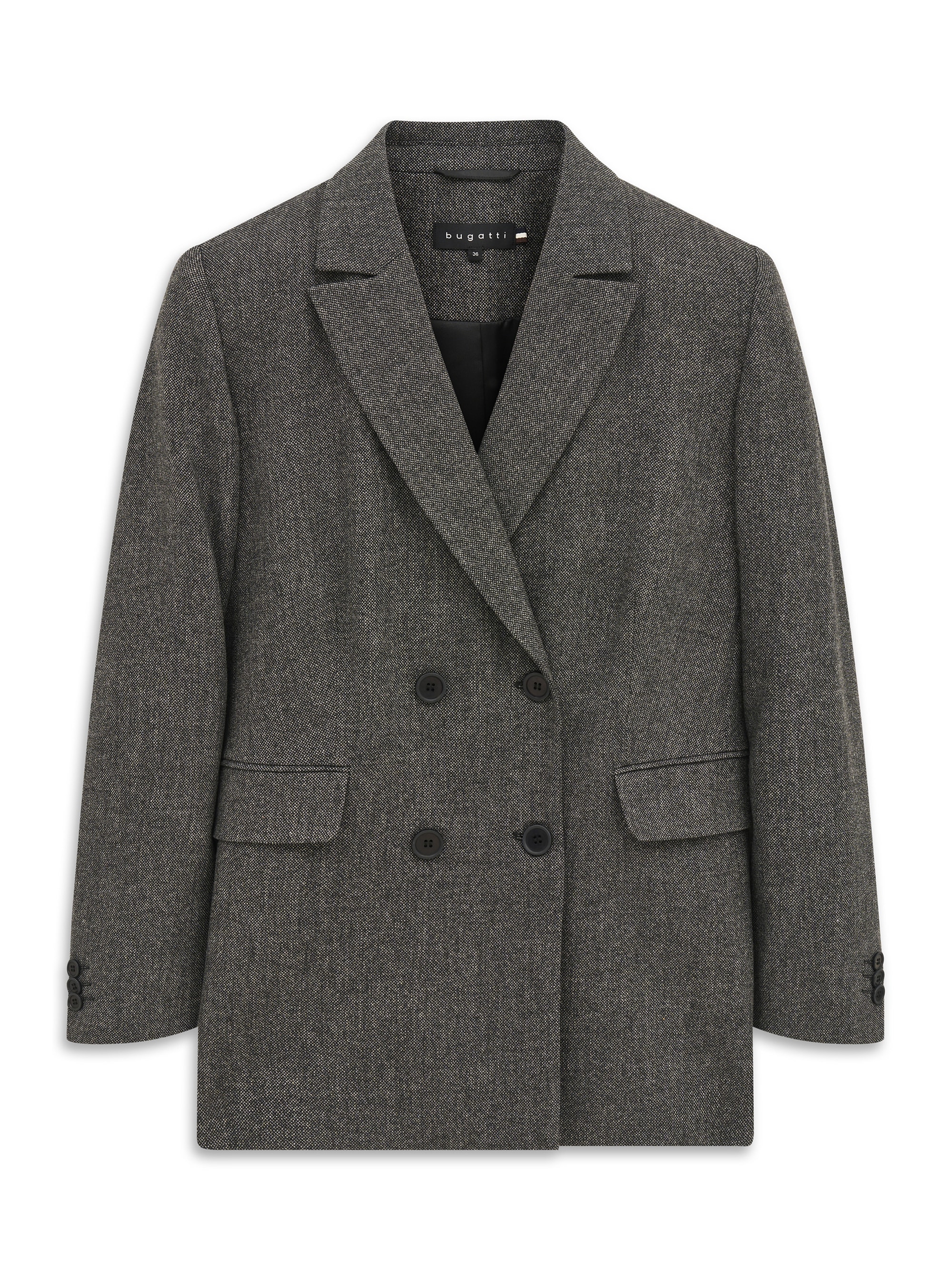bugatti Kurzblazer »Regular Fit« Regular Fit Wollmix Zweireihig