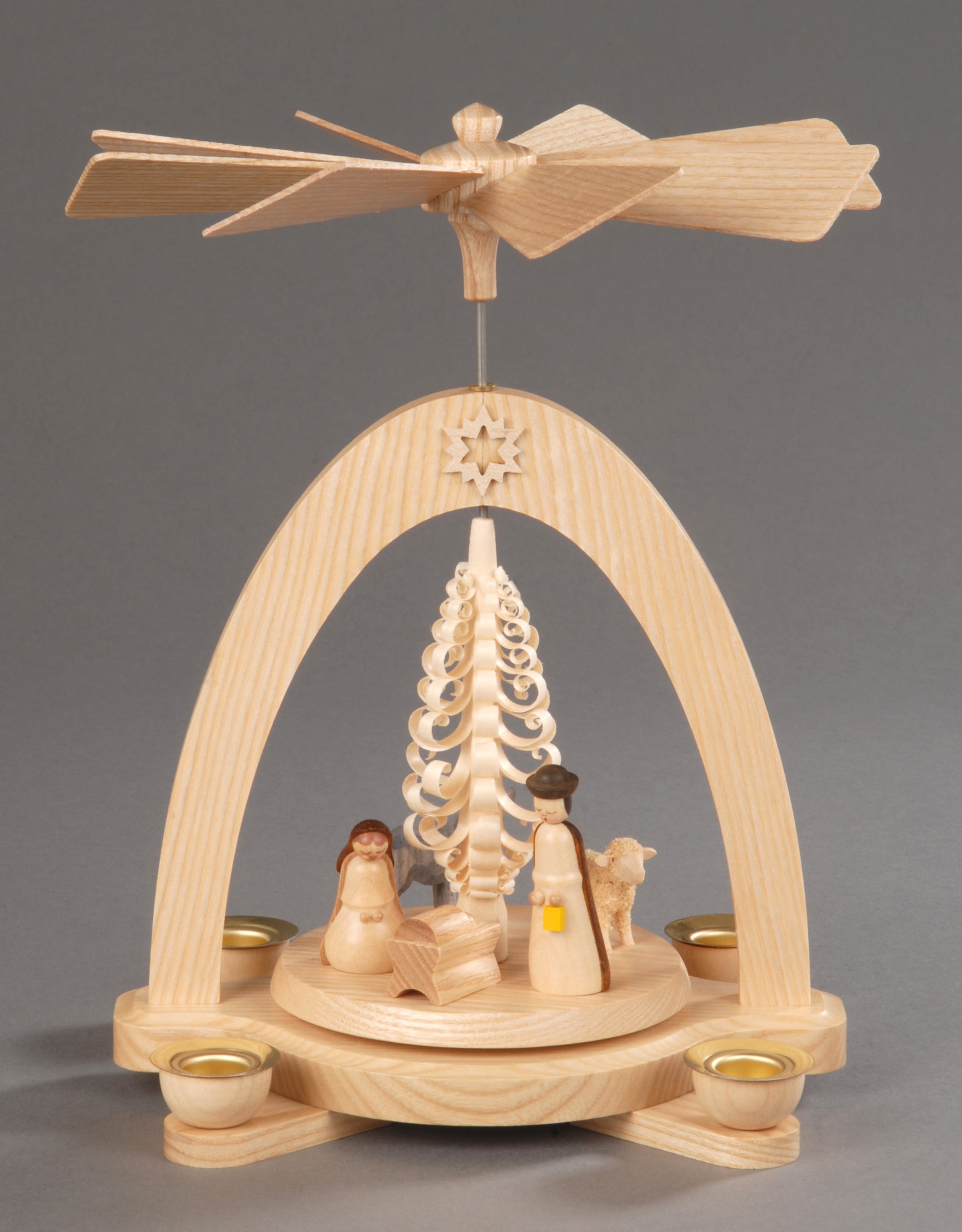 Albin Preissler Weihnachtspyramide »Christi Geburt, Weihnachtsdeko«, (1  St.), Höhe ca. 20 cm, Handwerkskunst aus dem Erzgebirge bestellen bei OTTO