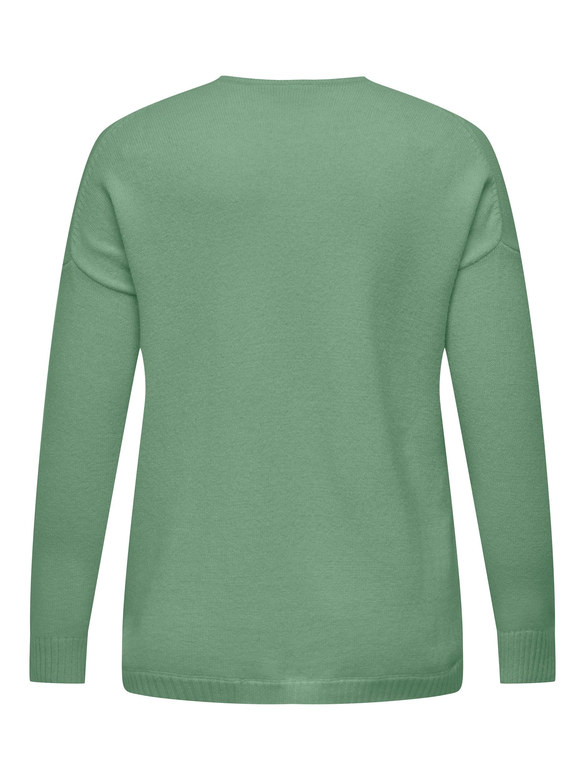 ONLY CARMAKOMA V-Ausschnitt-Pullover »CARMARGARETA LS PULLOVER KNT NOOS«