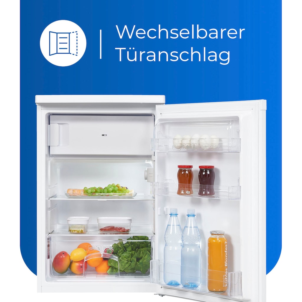 exquisit Kühlschrank »KS16-4-E-040E«, KS16-4-E-040E weiss, 85,5 cm hoch, 55 cm breit