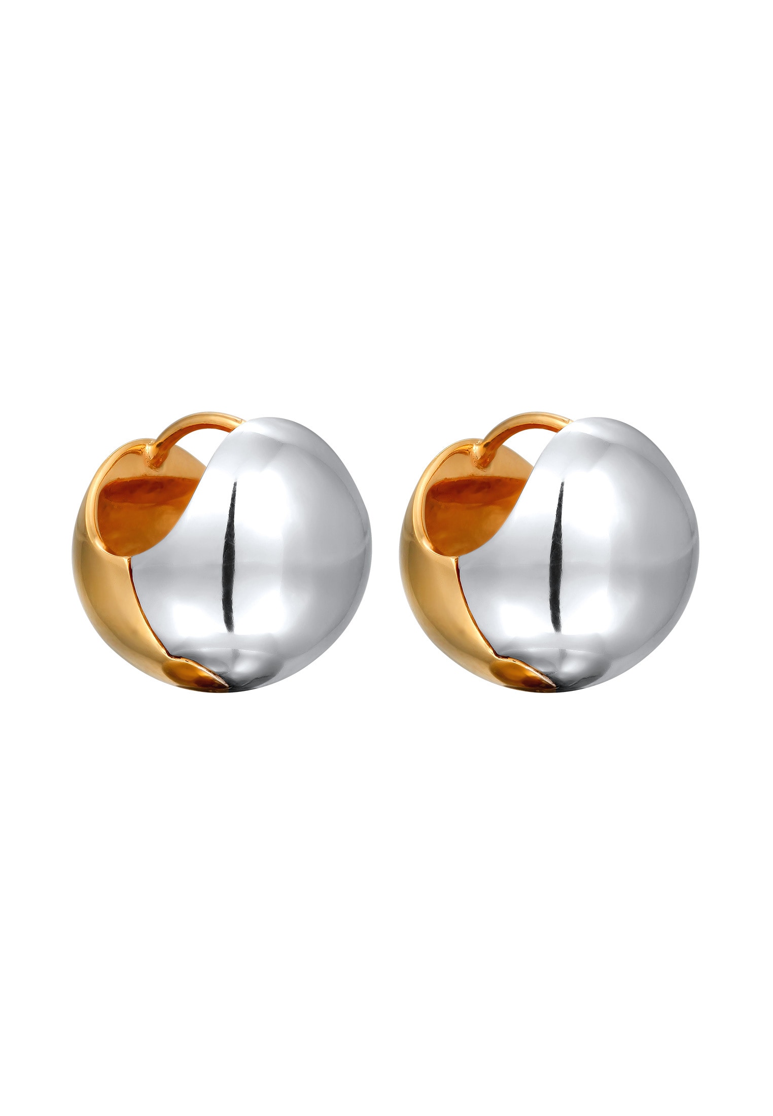 Elli Premium Paar Creolen »Ohrringe Creolen Klein 925 Sterling Silber Creolen«