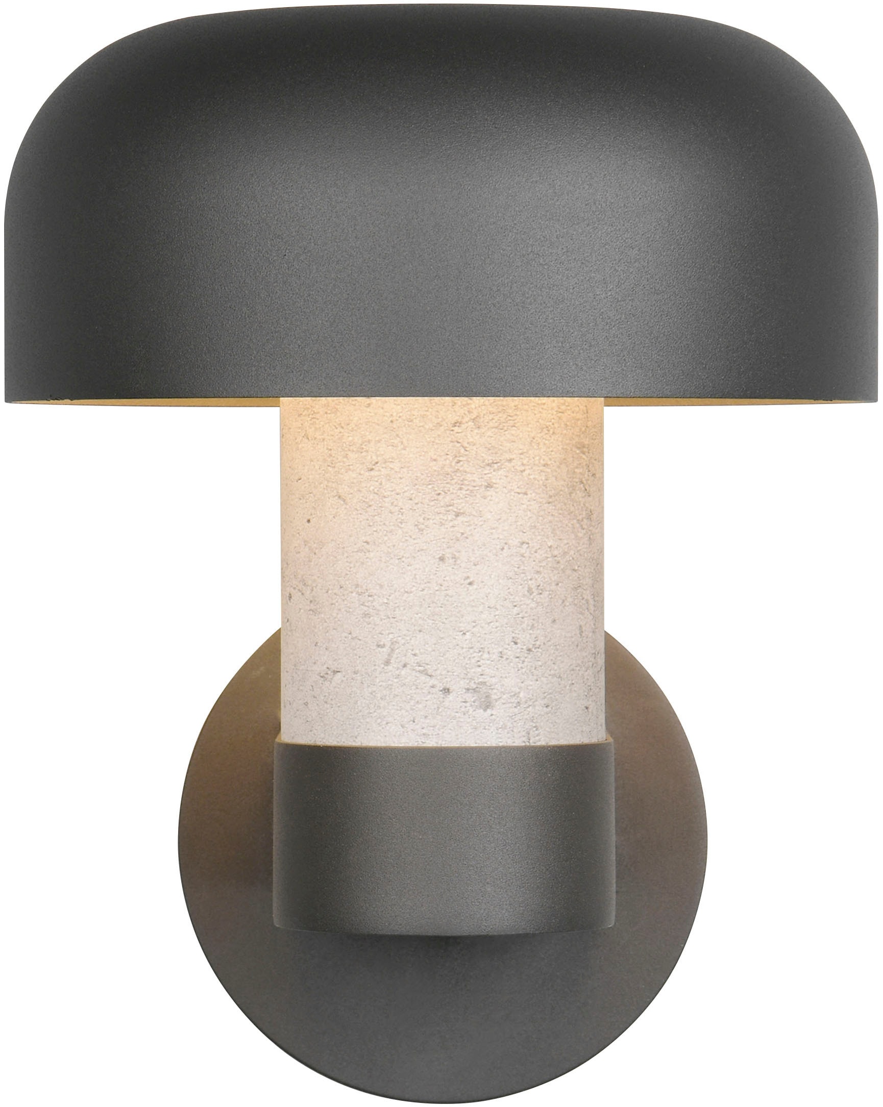 TRIO Leuchten Außen-Wandleuchte »FRASER, Fassadenbeleuchtung Laterne Pilzform, exkl 1x E27 max 10W IP54« E27 1 Stk. warmweiß - kaltweiß Hauswand Leuchte aus Druckguss Aluminium, Leuchtmittel wechselbar