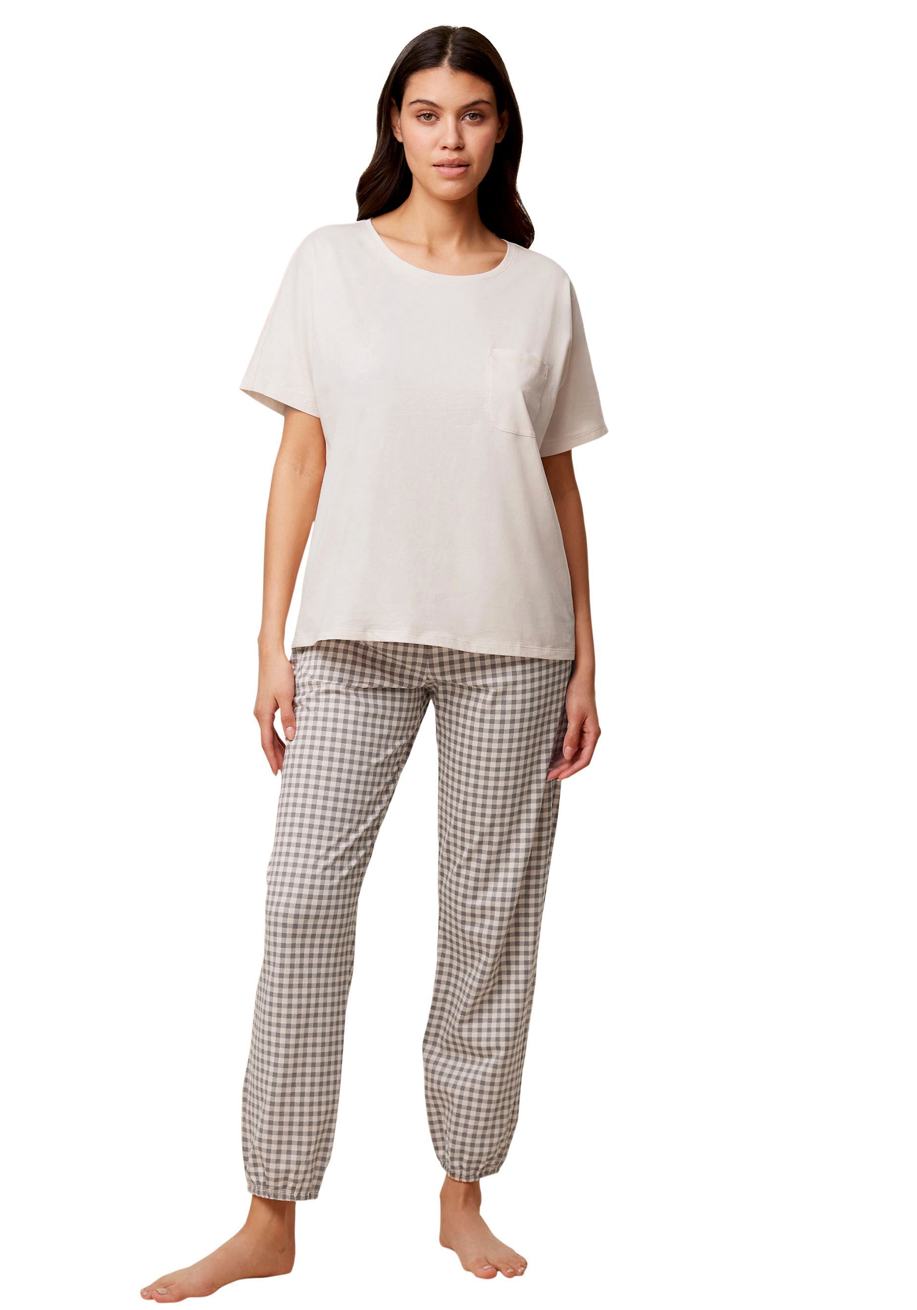 Triumph Shop Pyjamahose seitlichen kartiert kaufen mit Taschen Schlafhose, OTTO im Online