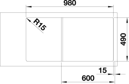Blanco Granitspüle »AXIA III XL 6 S« aus SILGRANIT®, inkl. Glasschneidebrett