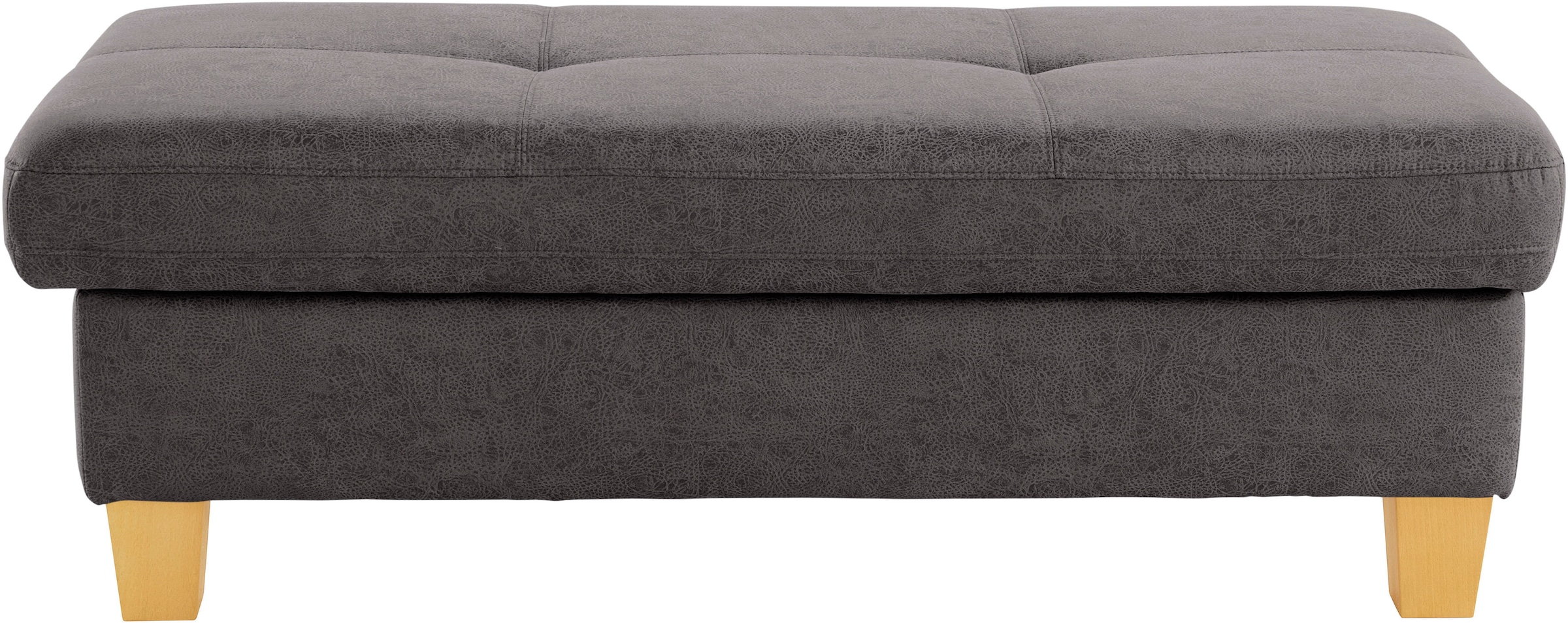 exxpo - sofa fashion Hocker »Enya Bankhocker mit Staufach unter der Sitzfläche«, schöne Detailverarbeitung
