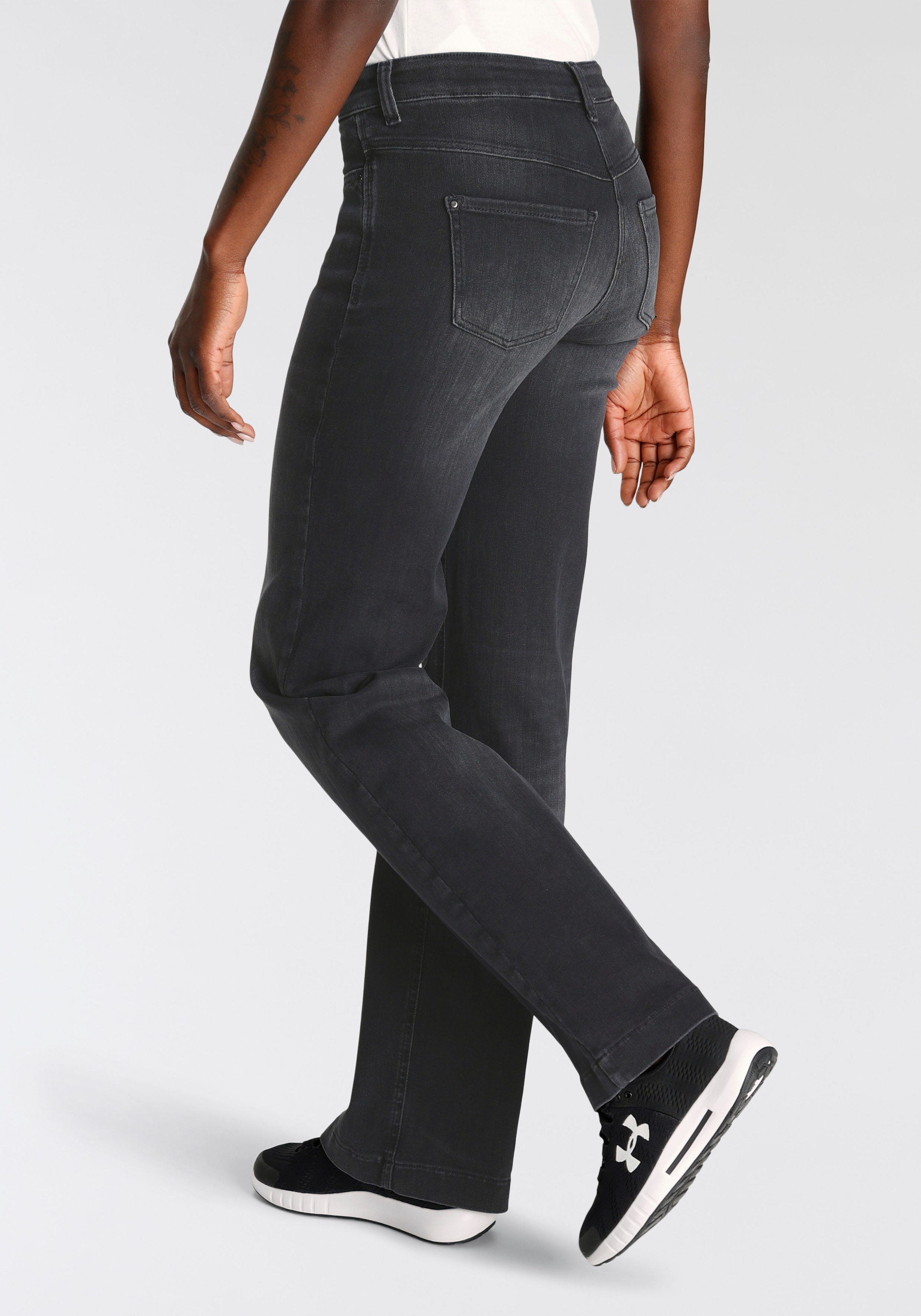 MAC Weite Jeans »Dream Wide authentic«, mit formendem Shaping-Effekt bei  OTTOversand