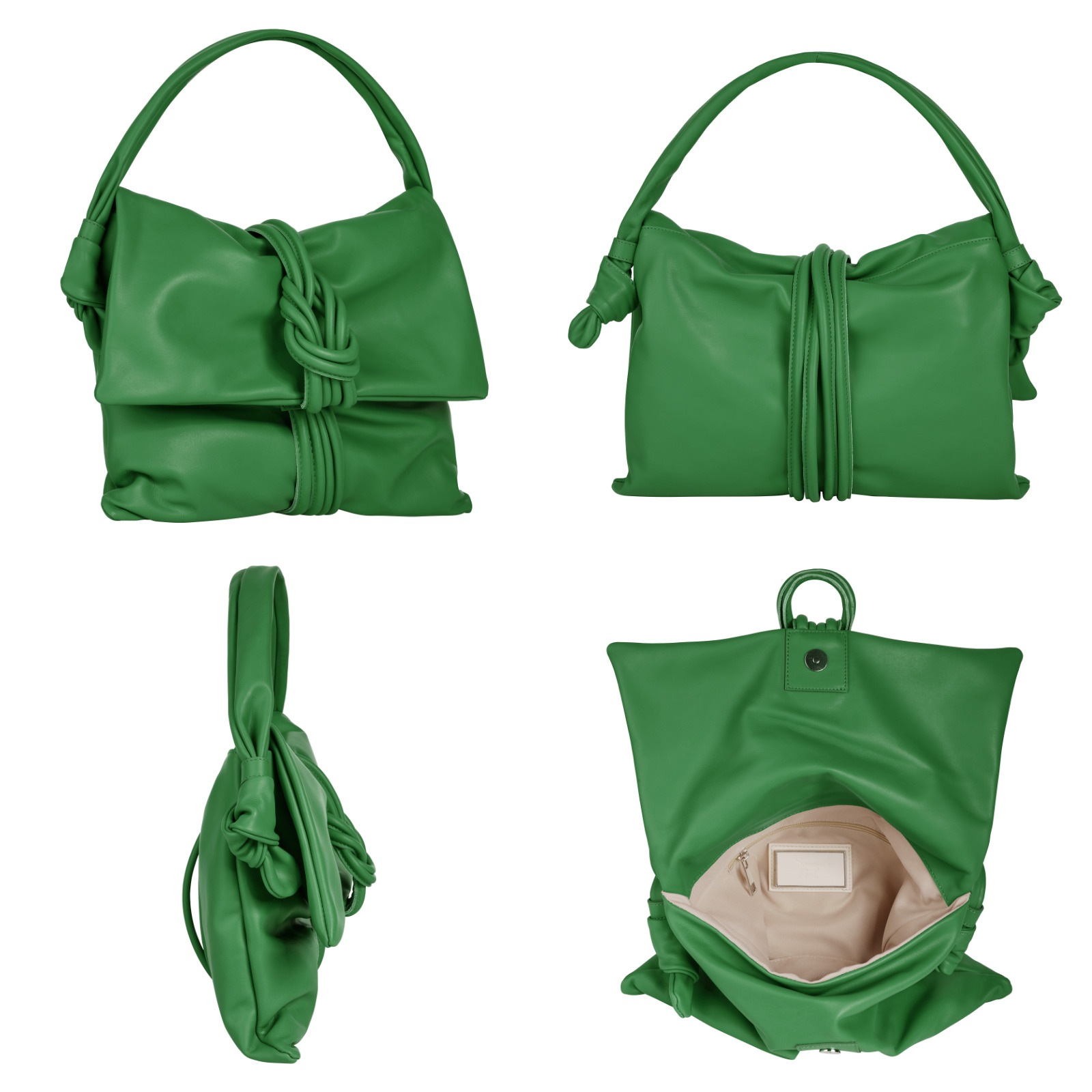 Samantha Look Henkeltasche, echt Leder, Made in Italy